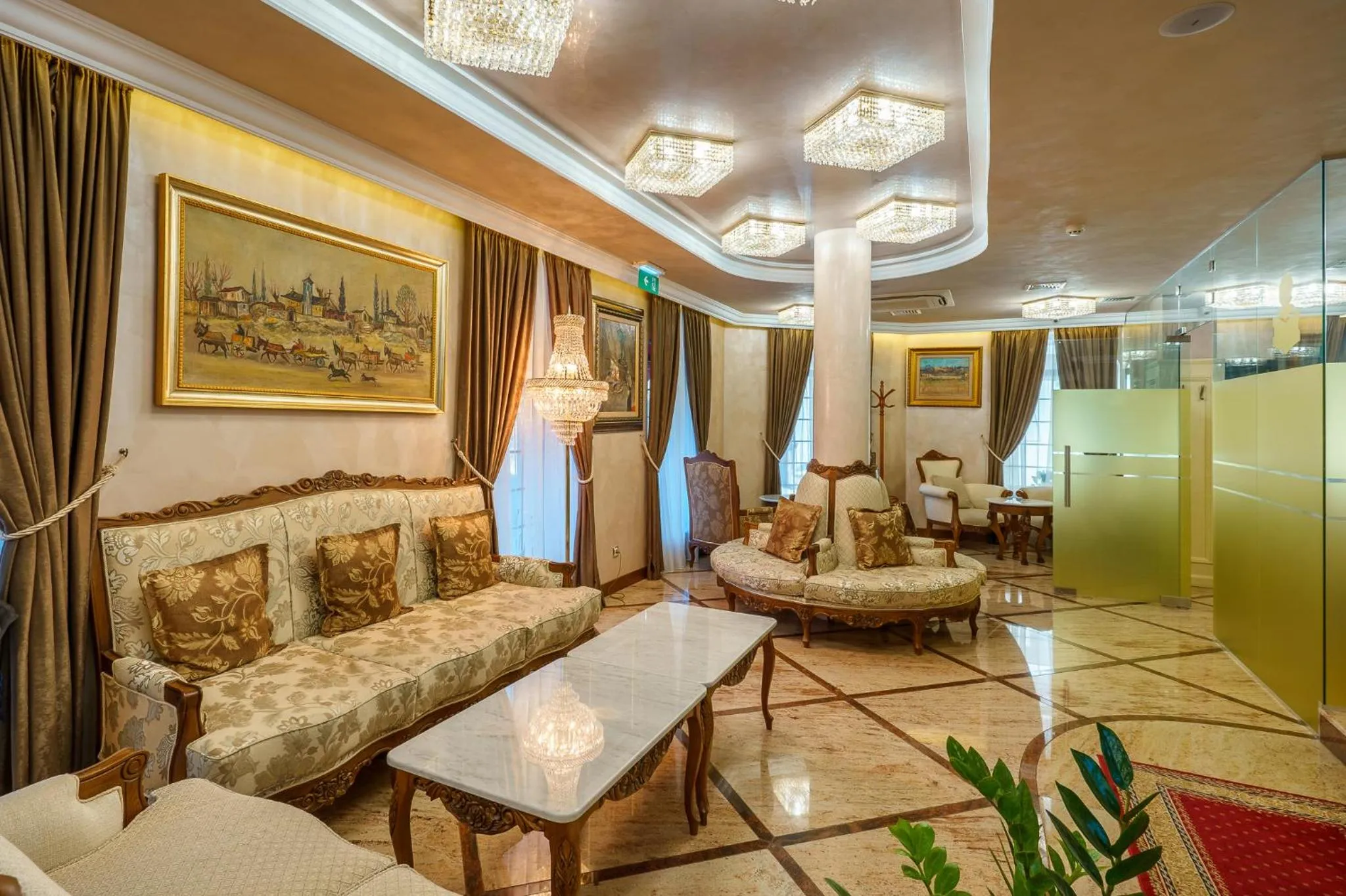 Lobby or reception in Residence City Garden - Certificate of Excellence Top 10 BEST Five-Stars City Hotels for 2024 awarded by HTIF