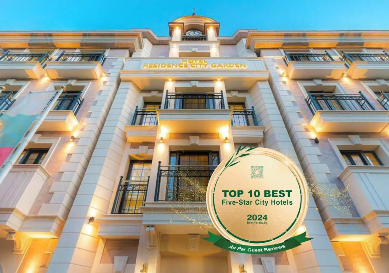 Property building in Residence City Garden - Certificate of Excellence Top 10 BEST Five-Stars City Hotels for 2024 awarded by HTIF