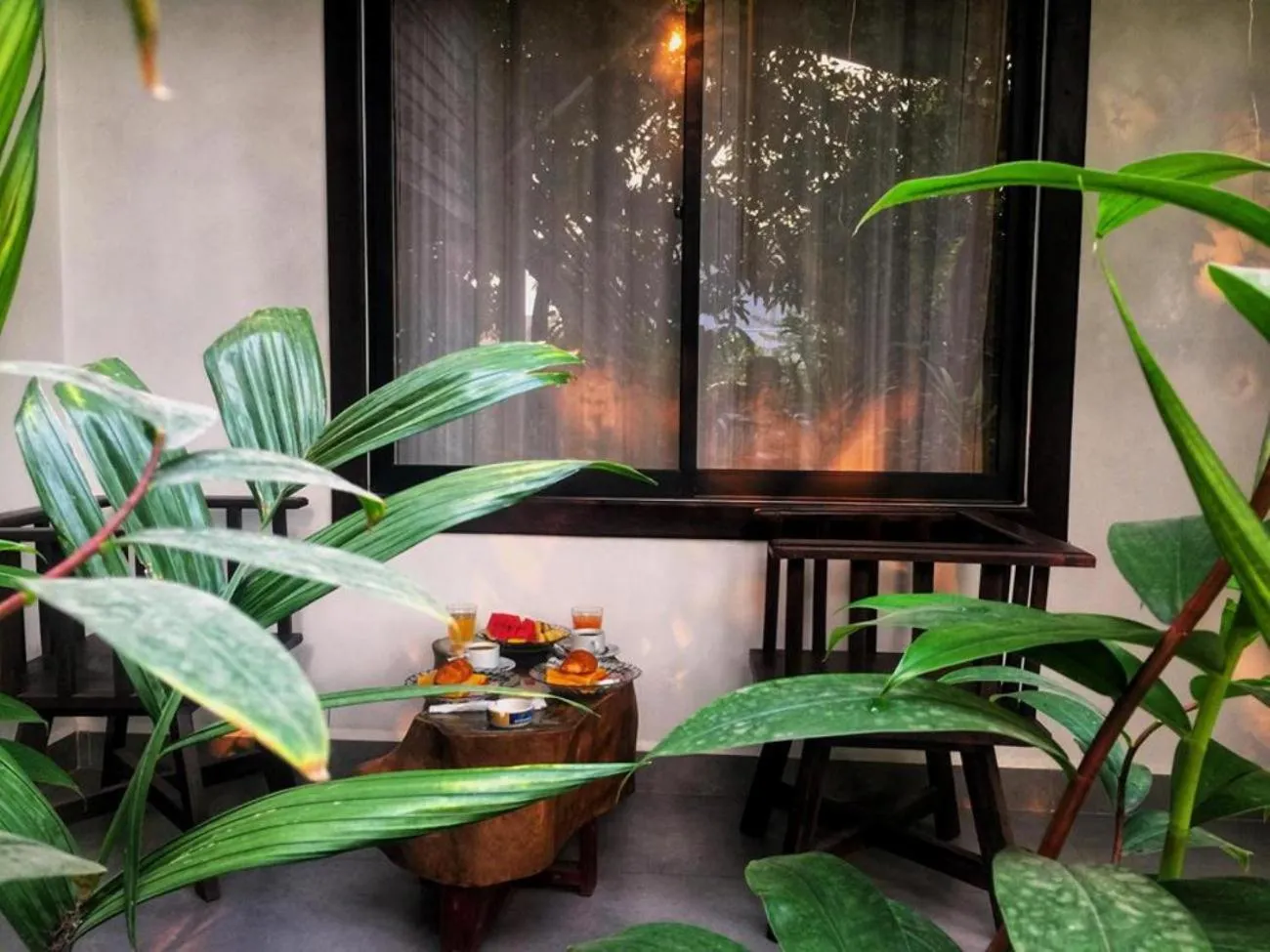 Continental breakfast in Green Stay Village