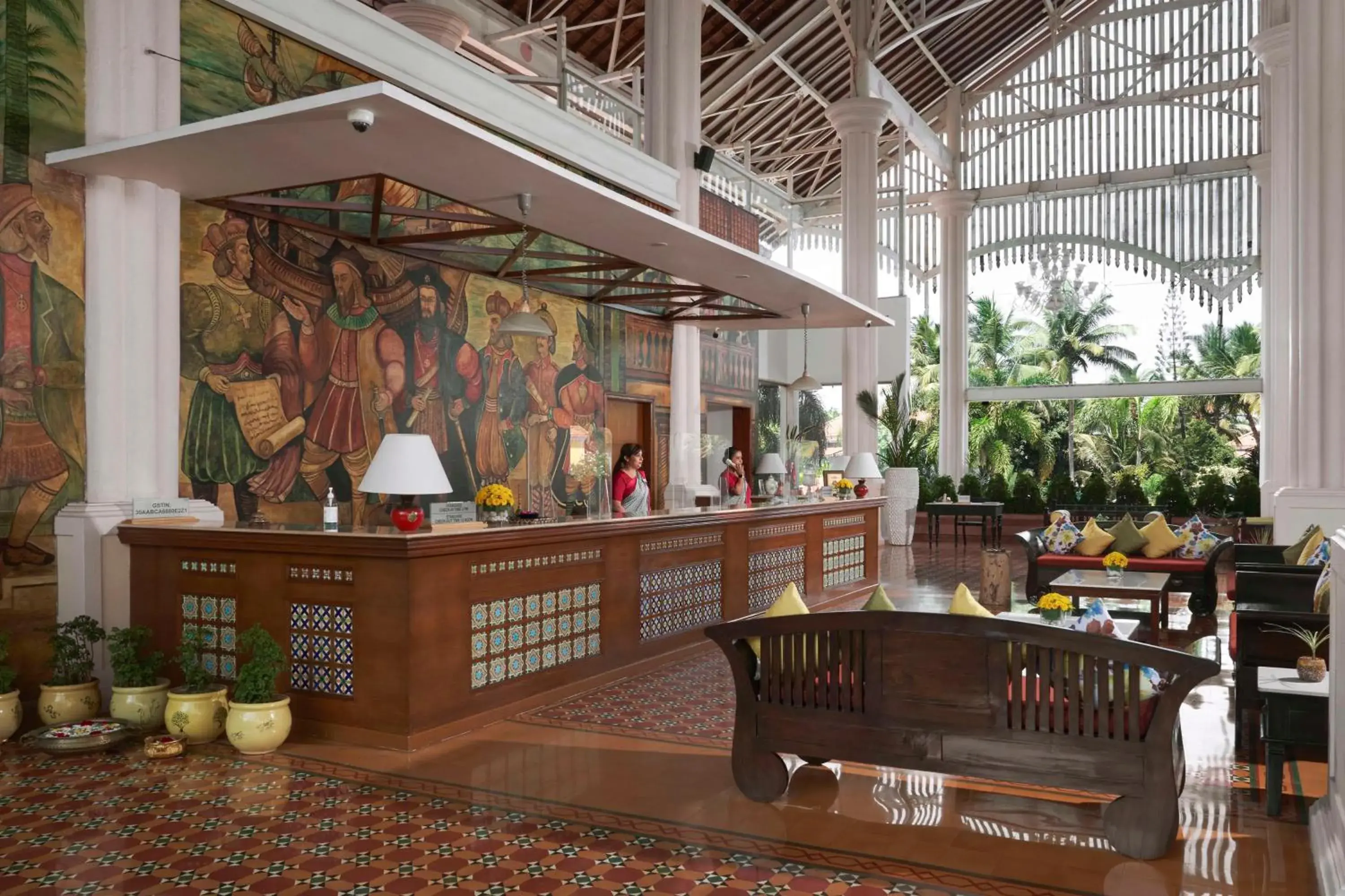 Lobby or reception in Radisson Blu Resort, Goa Lobby or reception in Radisson Blu Resort, Goa