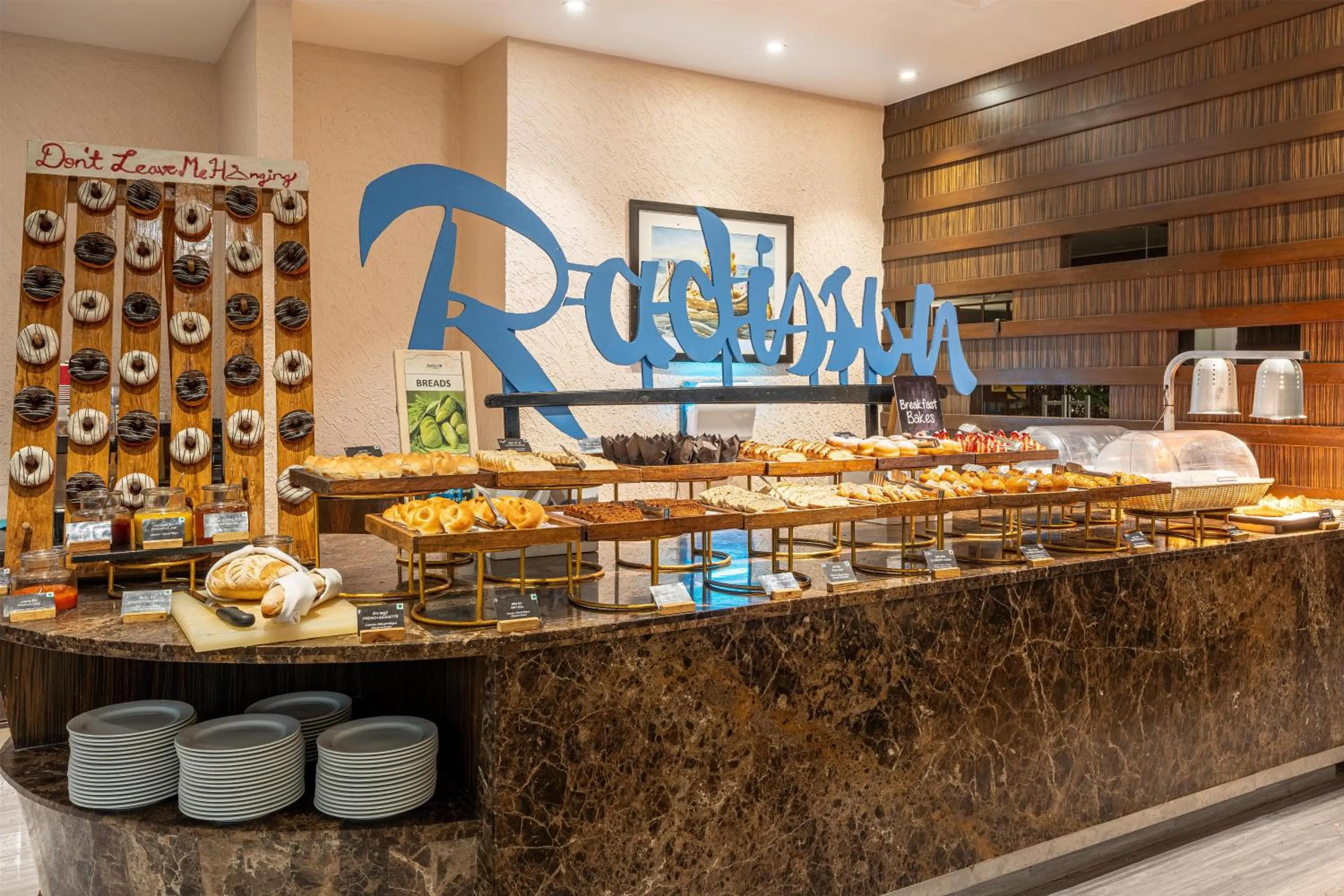 Breakfast in Radisson Blu Resort, Goa