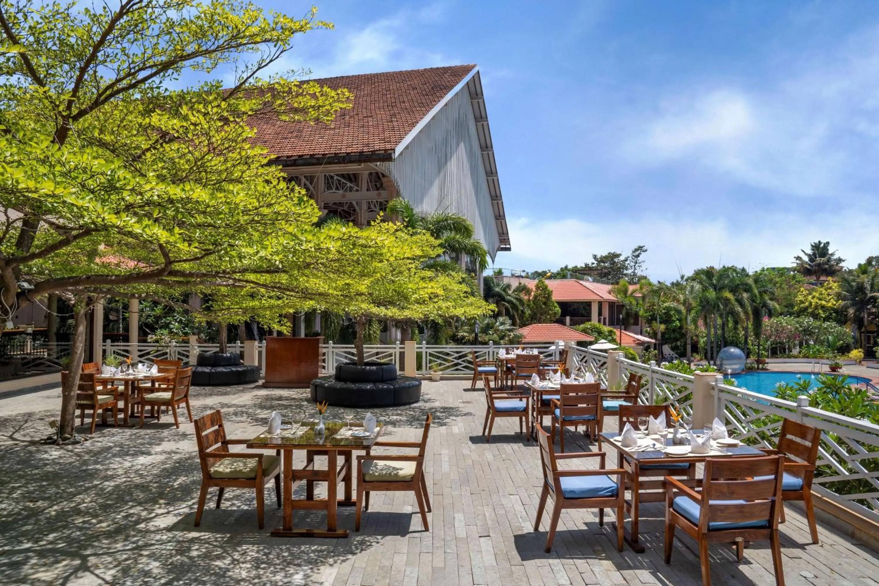 Property building in Radisson Blu Resort, Goa