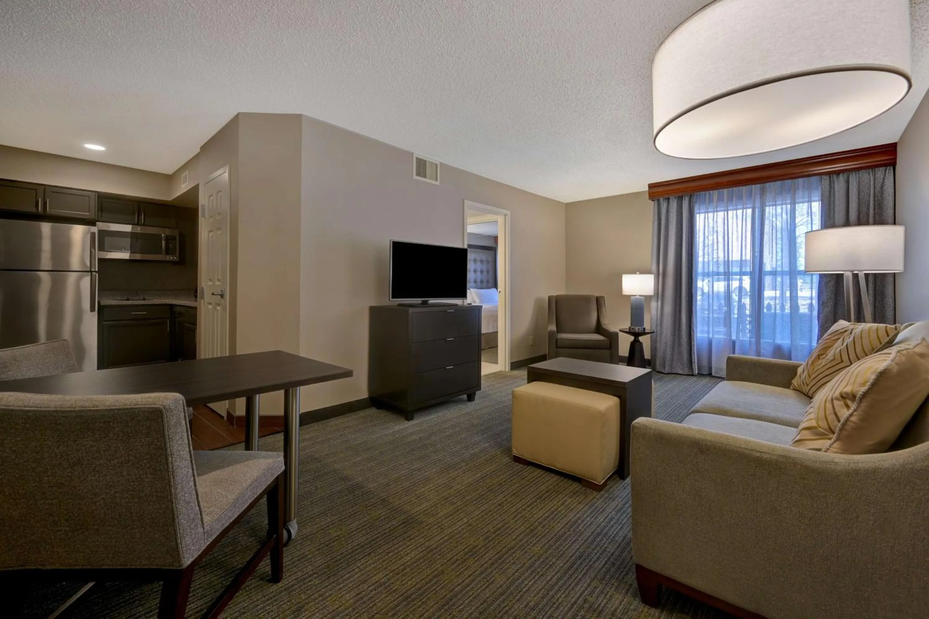 Living room in Homewood Suites by Hilton Boulder