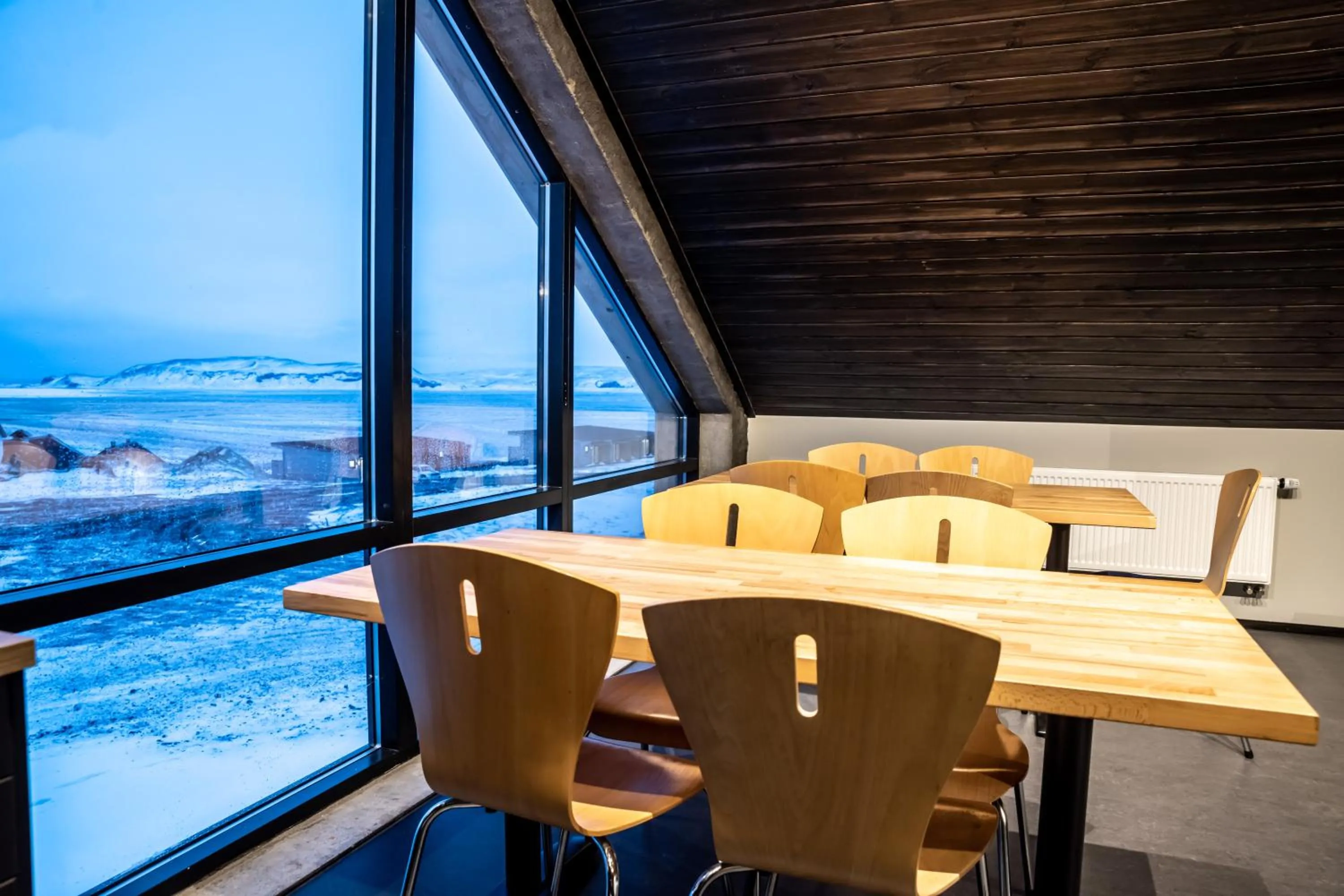 Dining area in The Barn