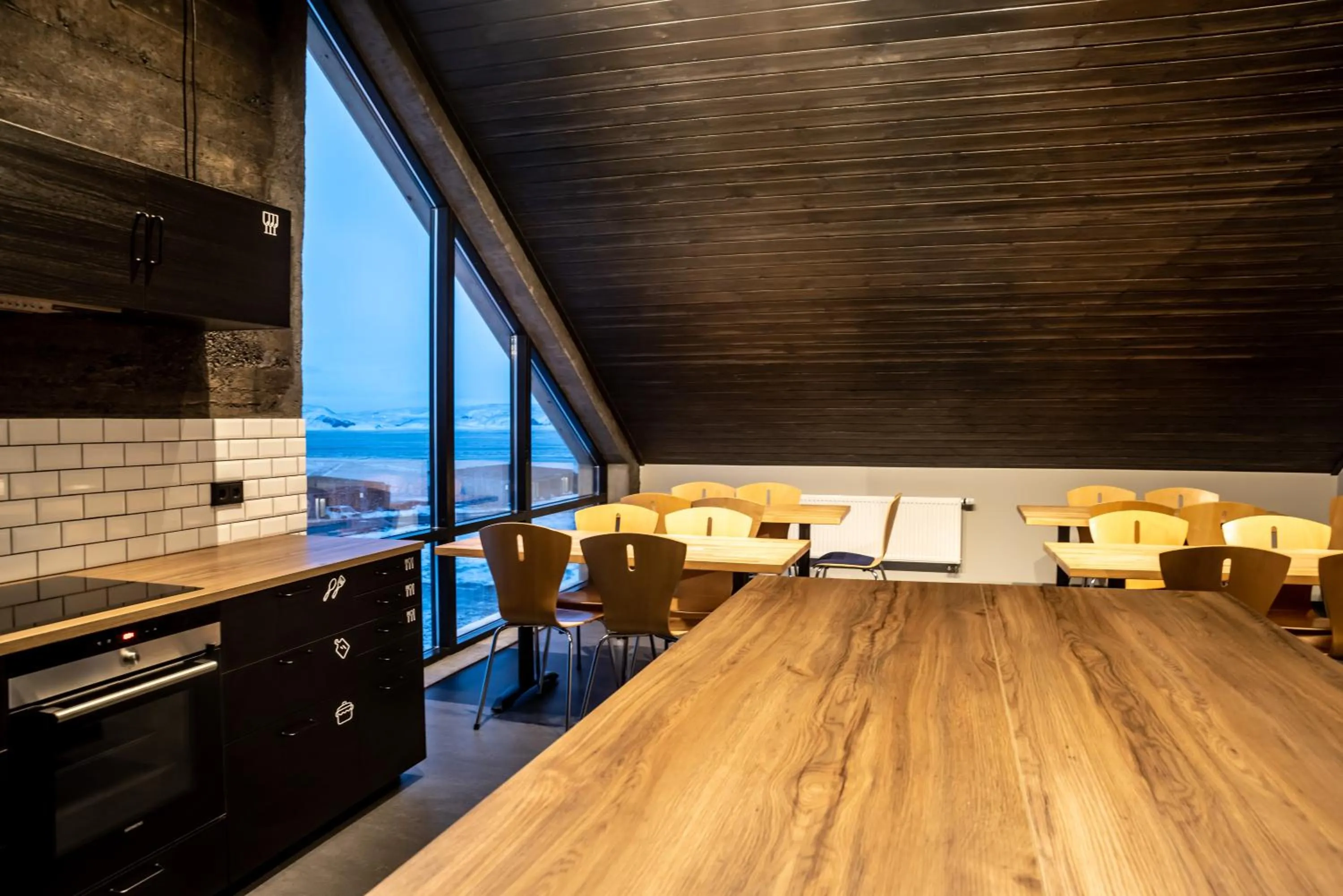 Dining area in The Barn