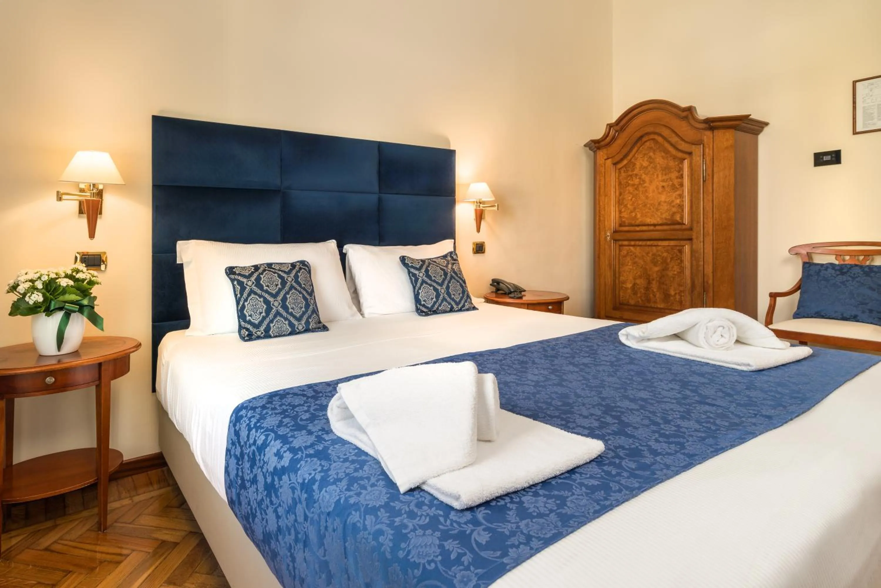 Bed in Hotel Galeazzi