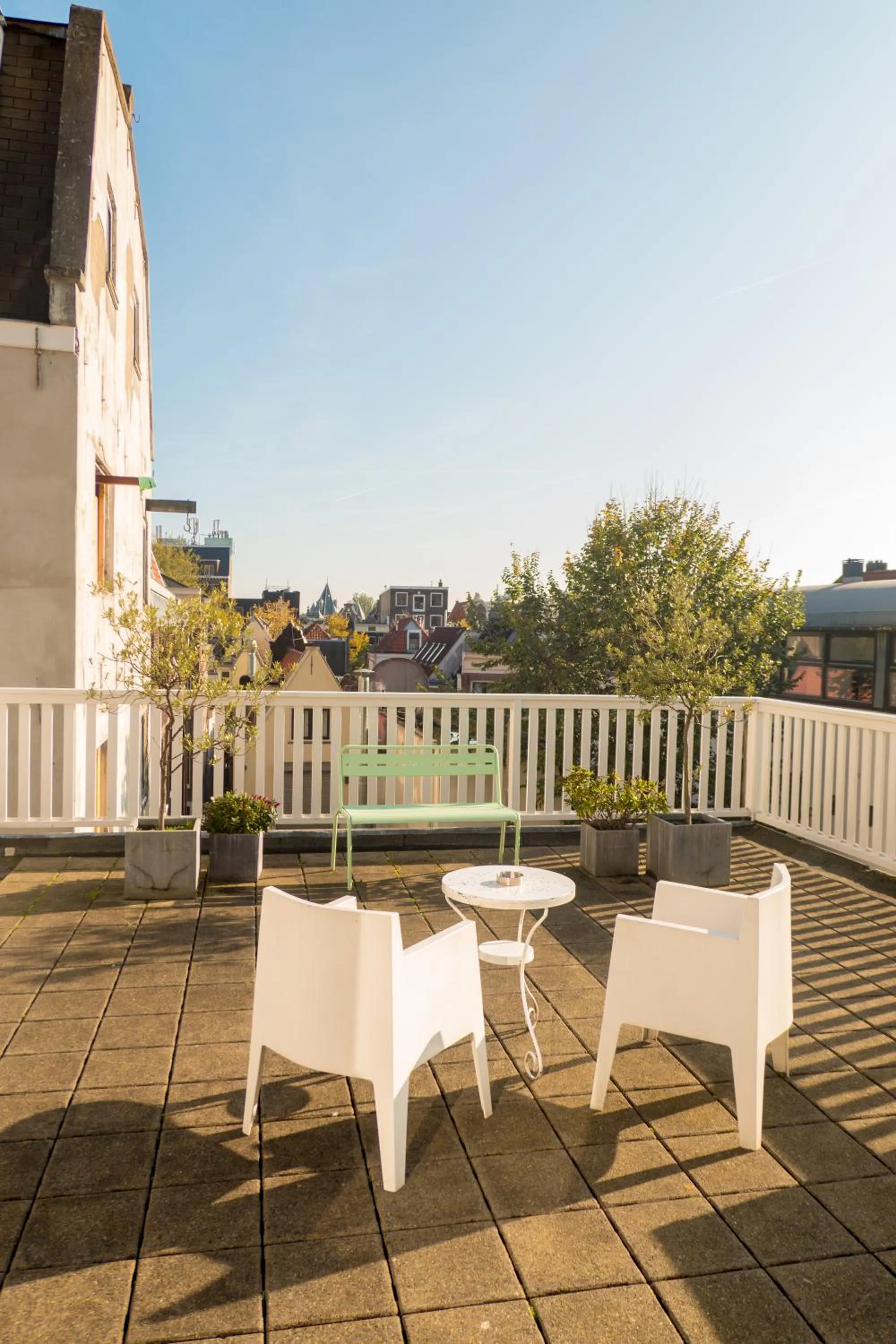 Balcony/Terrace in Kuwadro Guesthouse Centrum