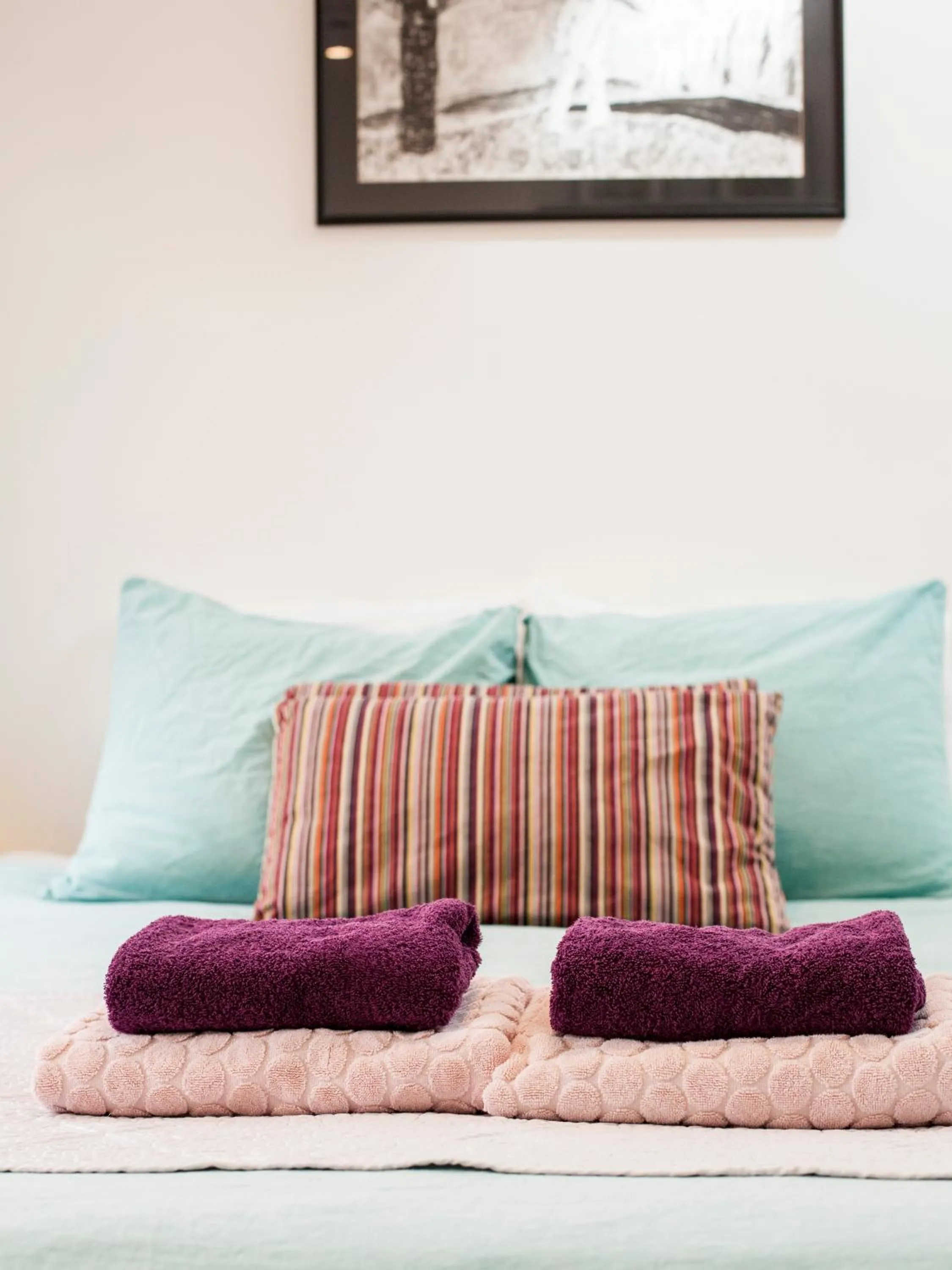 Bed in Kuwadro Guesthouse Centrum