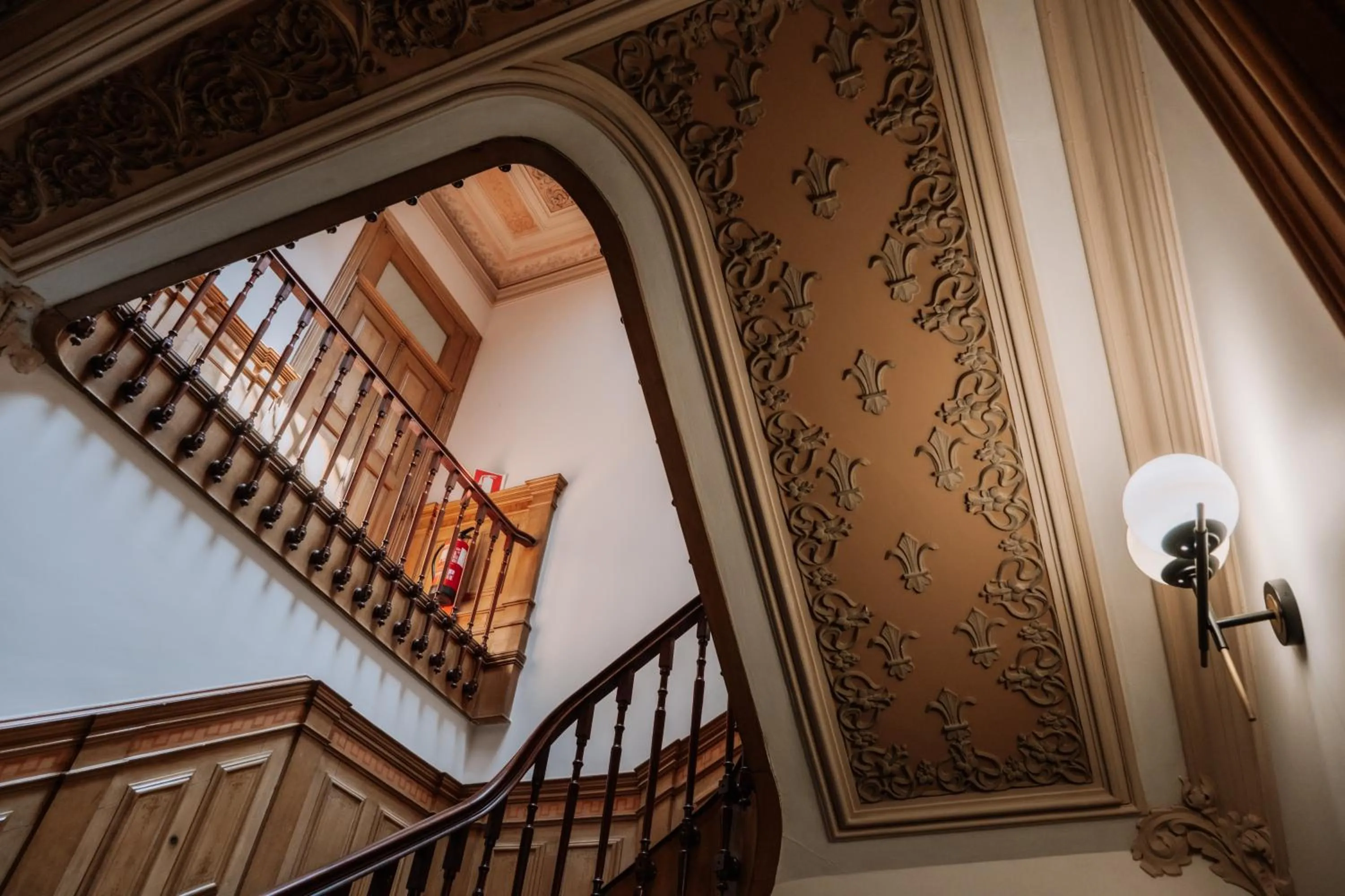 Decorative detail in Marquês Garden House by Olivia