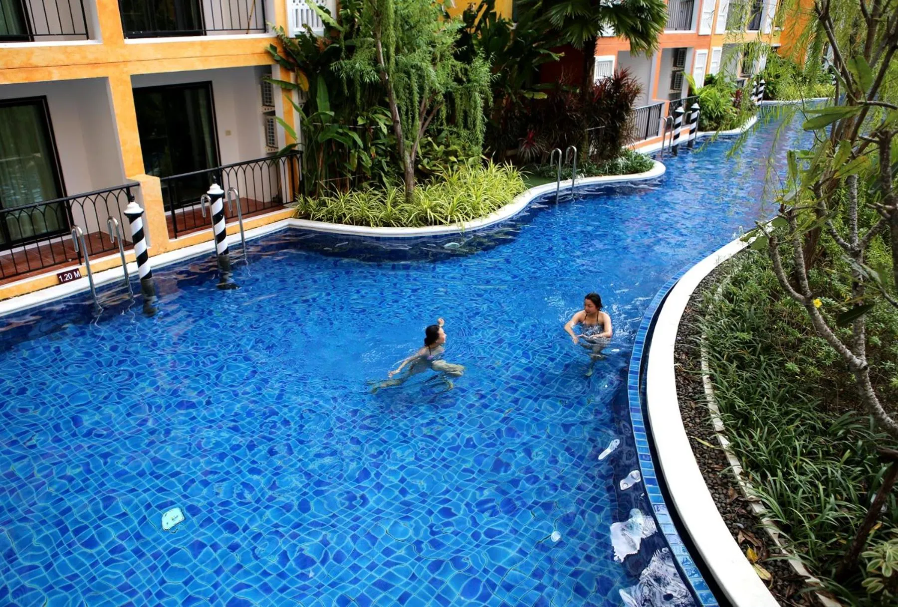 Swimming pool in Venetian Poseidon Pool Hotel
