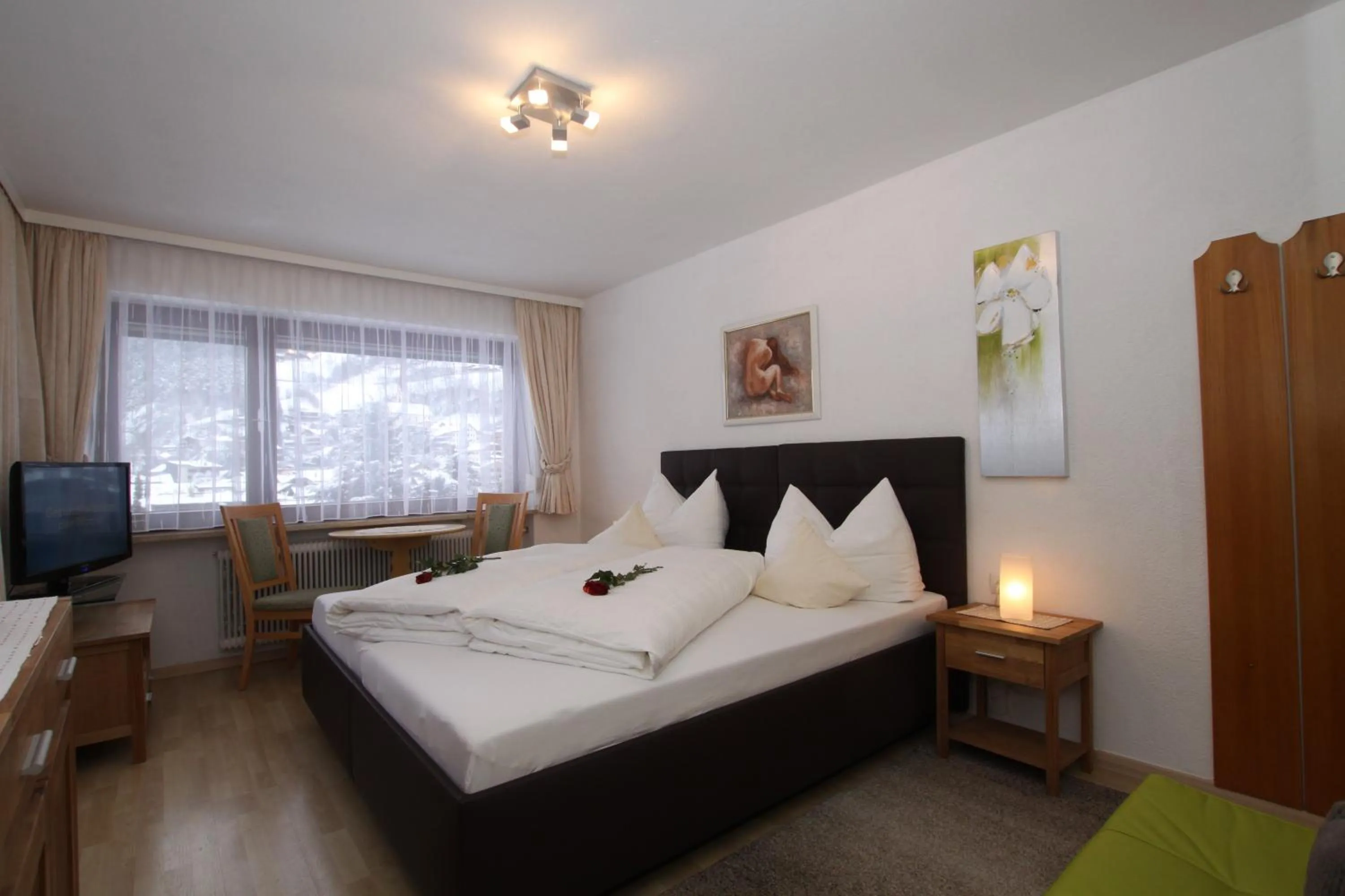TV and multimedia, Bed in Pension Garni Gerhard