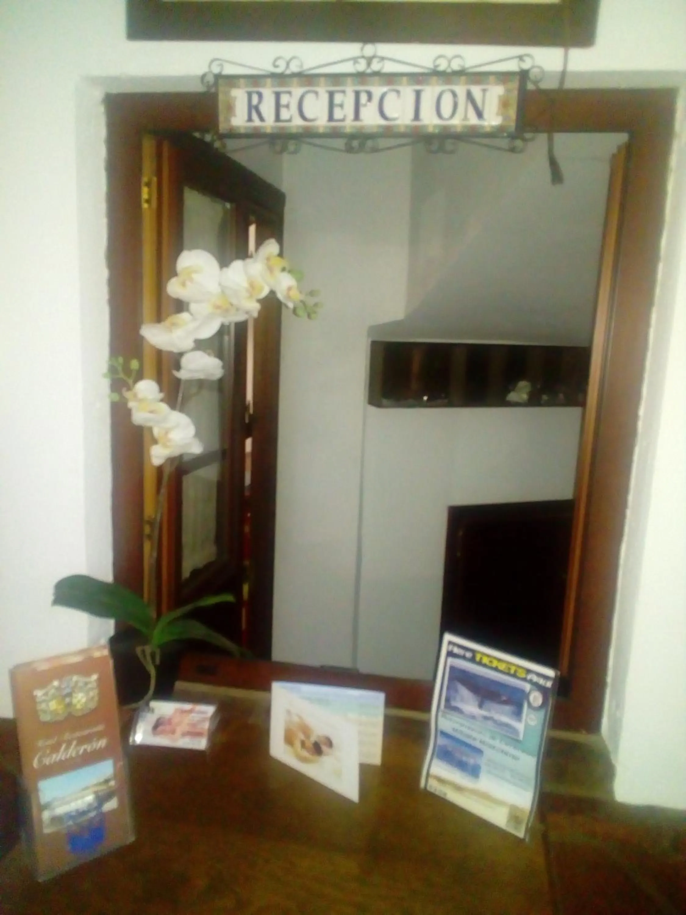Lobby or reception in Hotel Restaurante Calderon