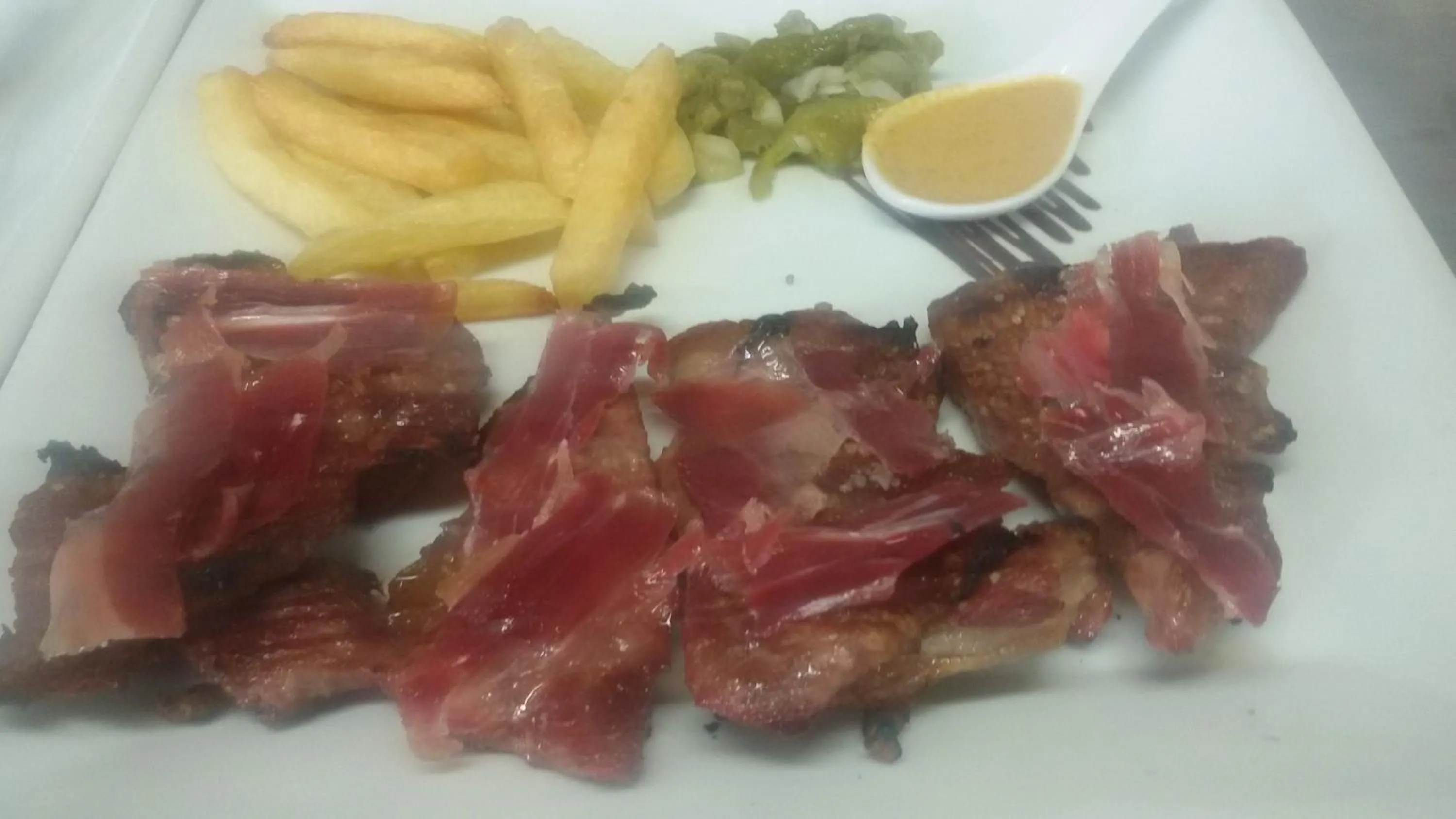 Food close-up in Hotel Restaurante Calderon