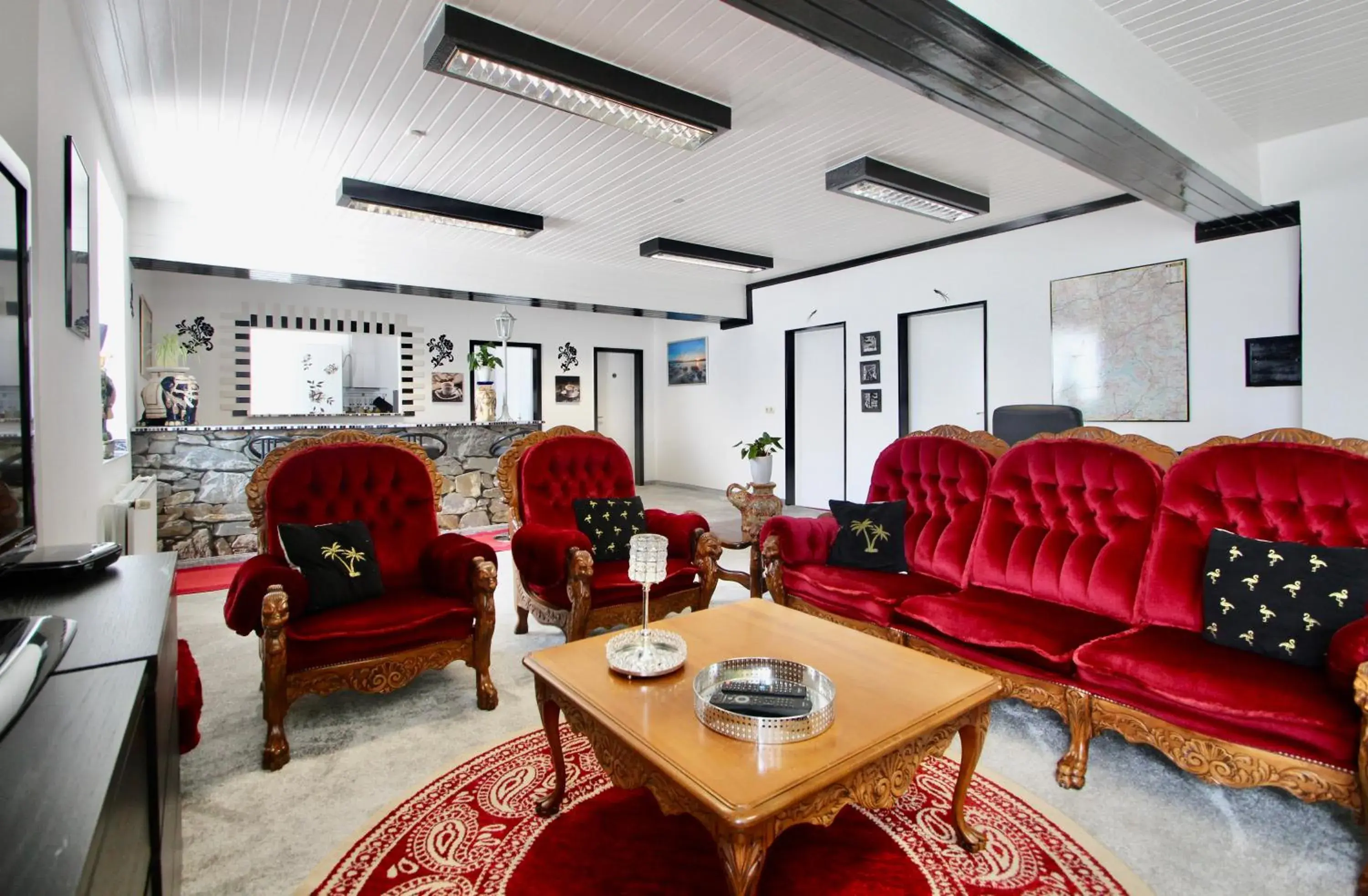 Living room in Suite-Apartment-Essen Living room in Suite-Apartment-Essen