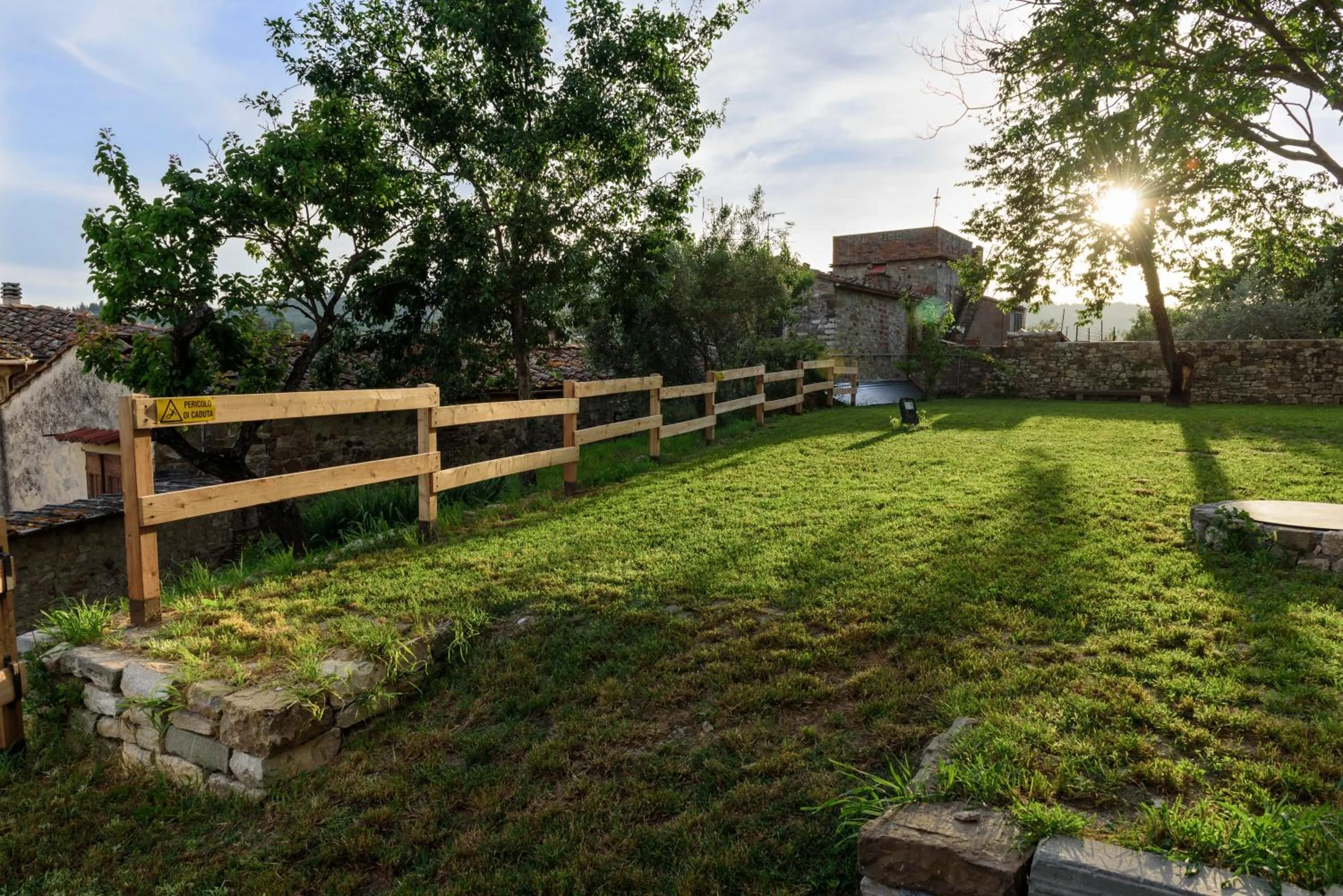 Garden view in Torre nel Chianti