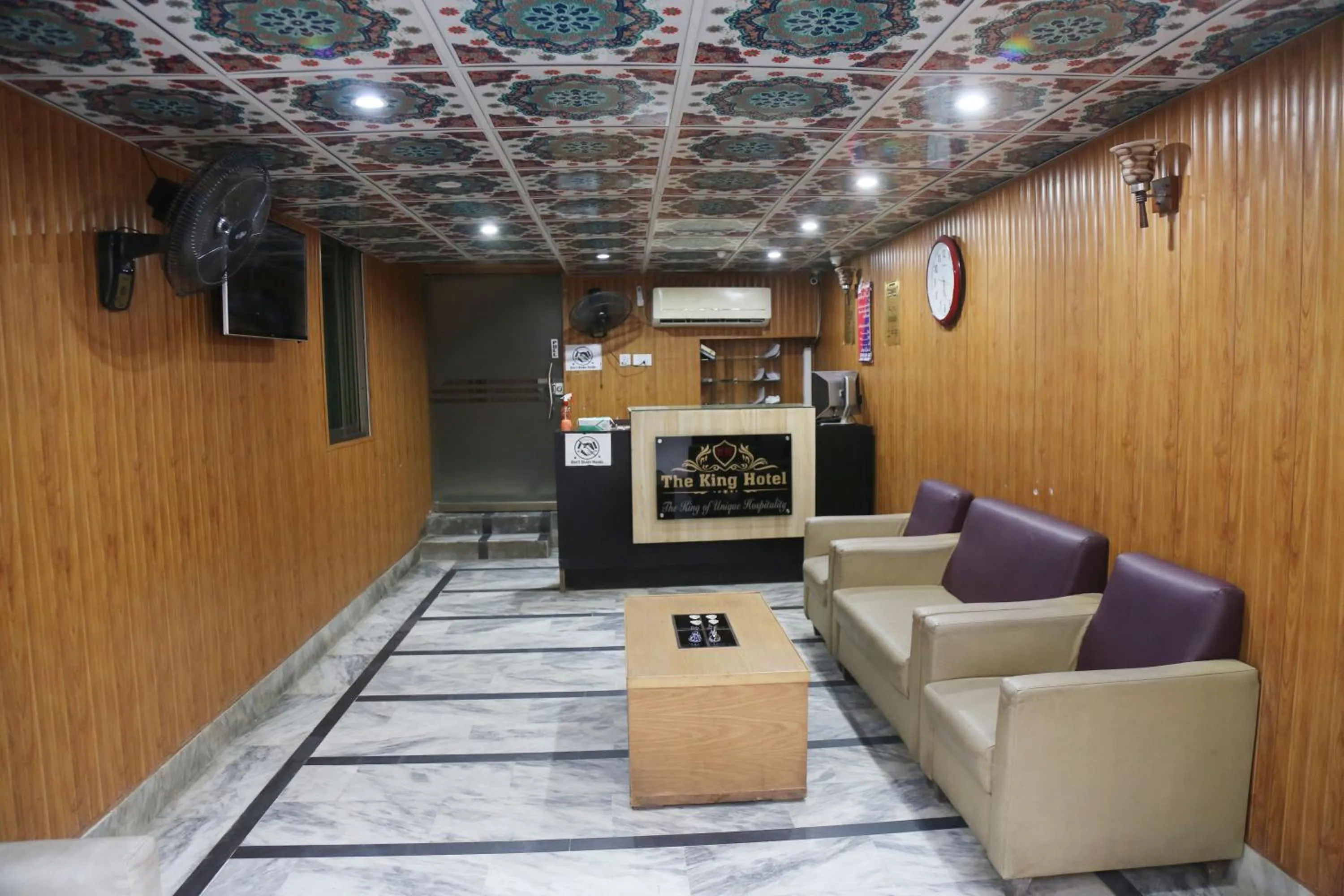 Lobby or reception in The King Hotel