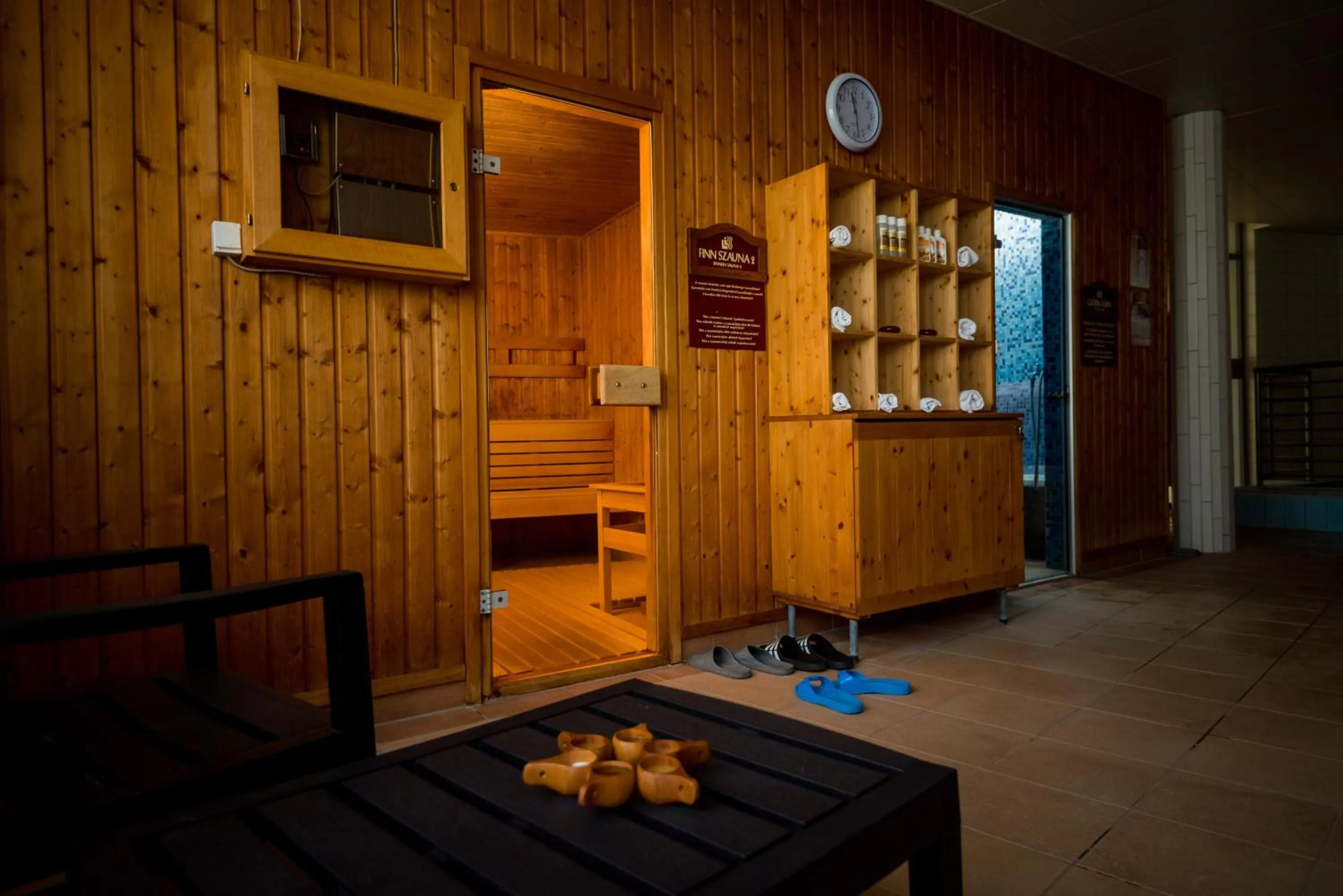 Sauna in Hotel Kumánia