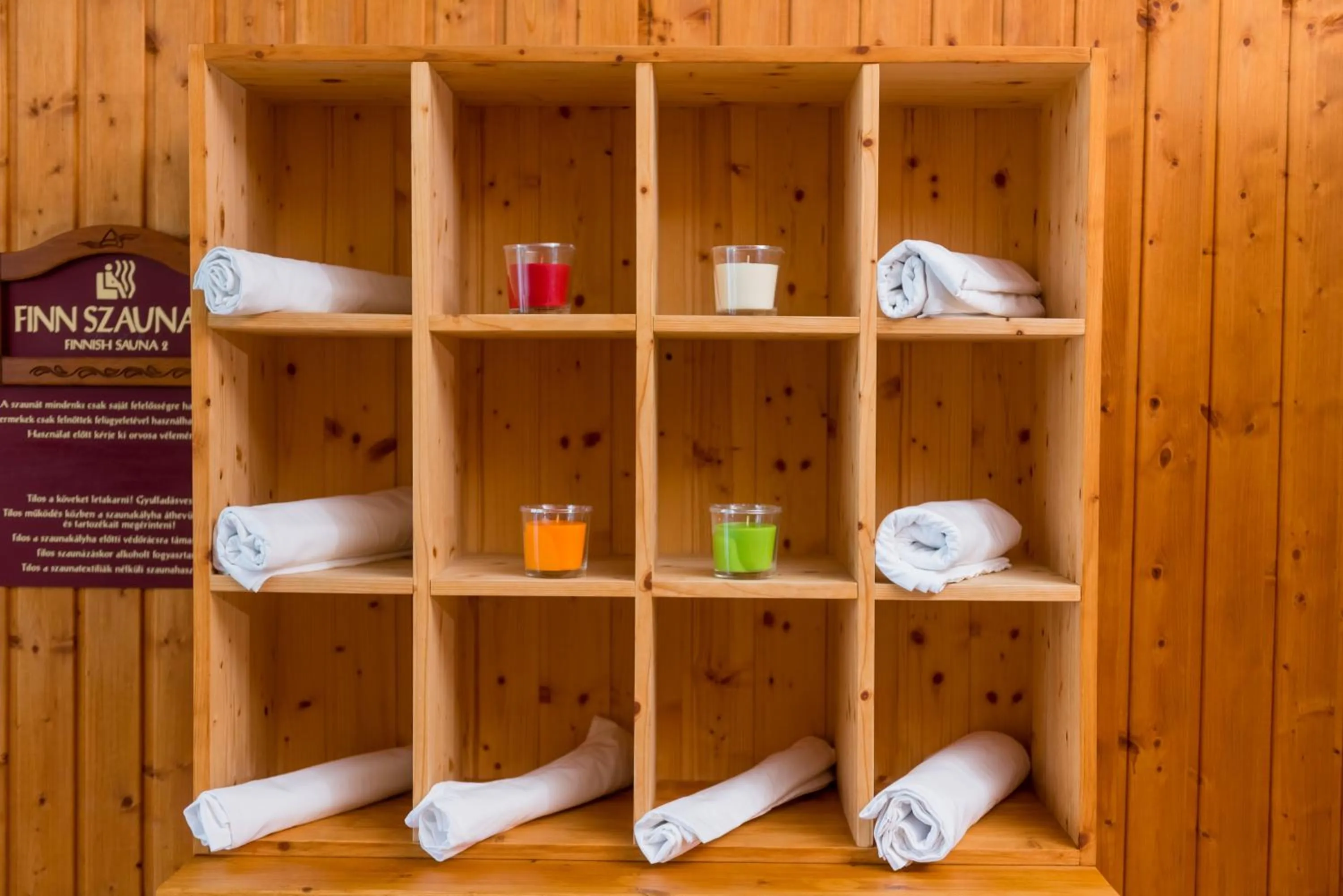 Sauna in Hotel Kumánia