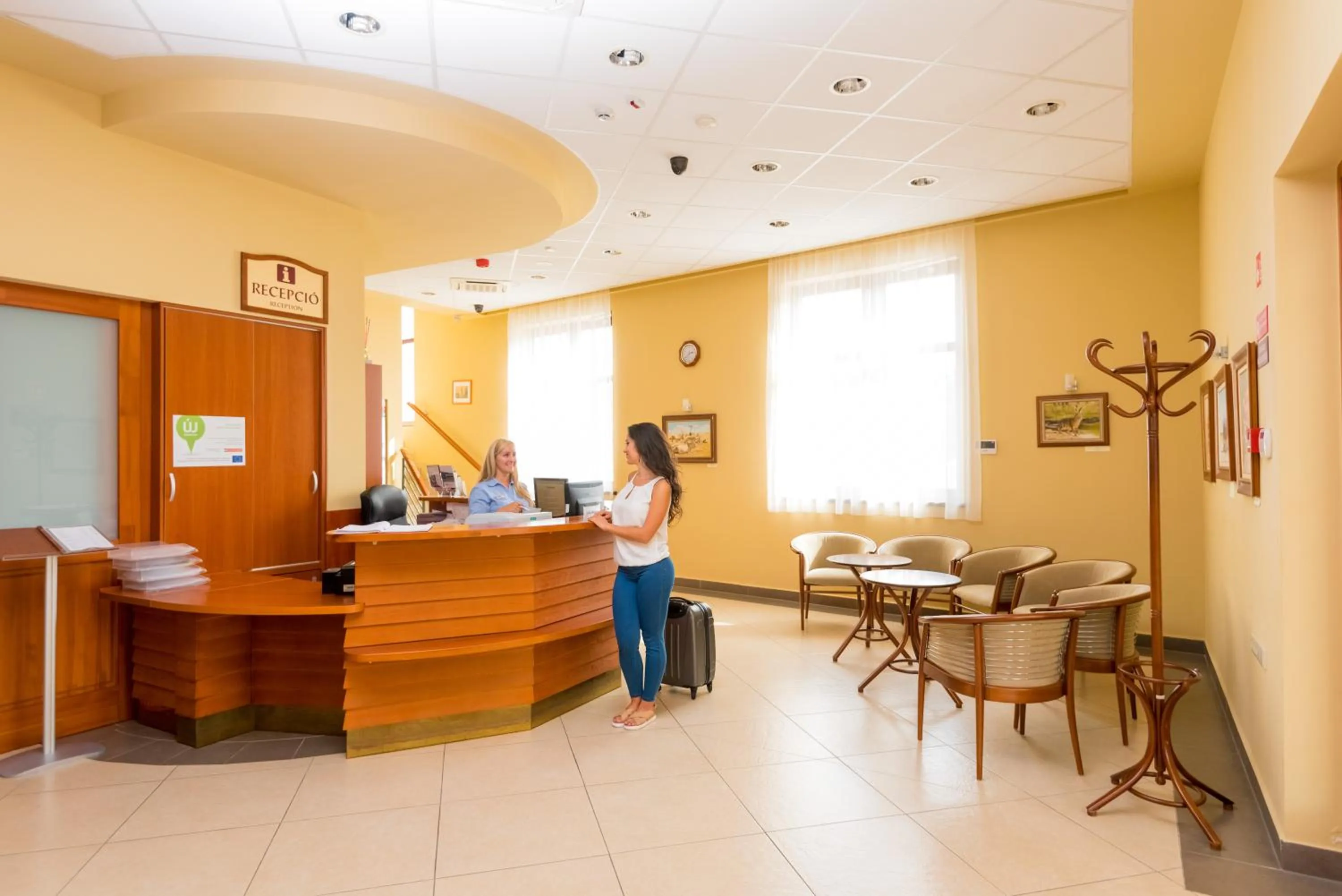 Lobby or reception in Hotel Kumánia