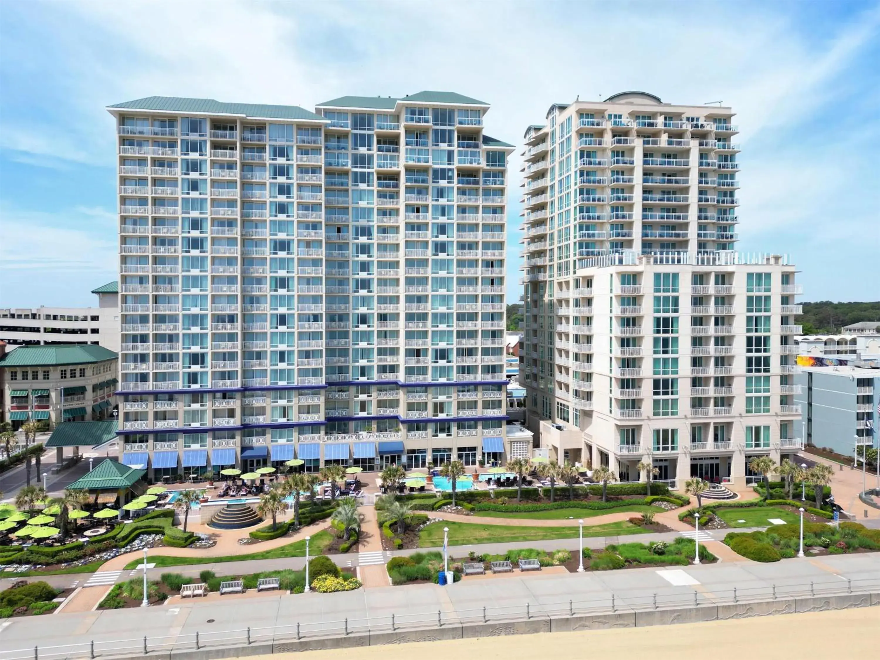 Property building in Hilton Vacation Club Oceanaire Virginia Beach Property building in Hilton Vacation Club Oceanaire Virginia Beach
