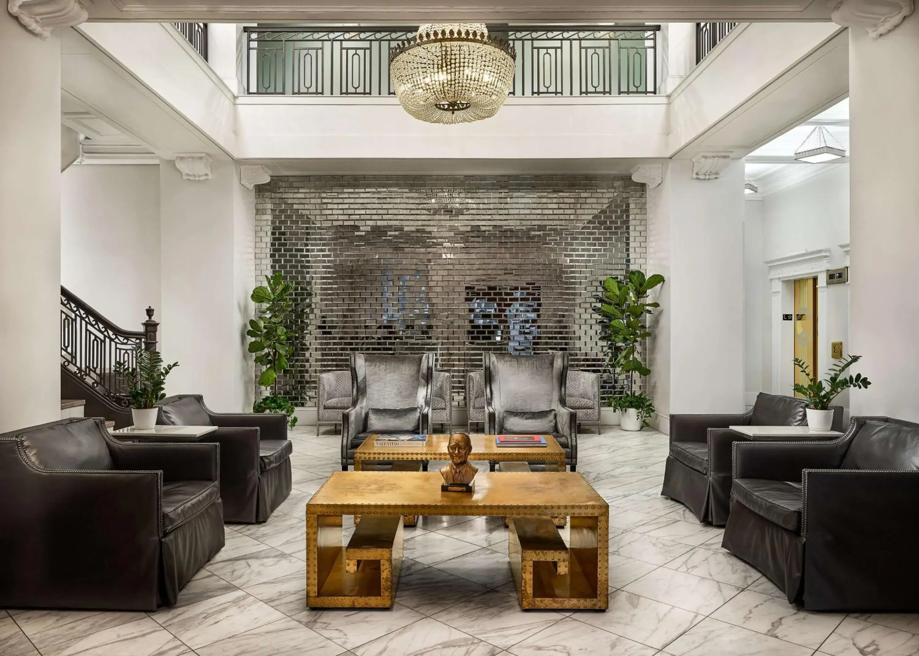 Lobby or reception in Redmont Hotel Birmingham - Curio Collection by Hilton Lobby or reception in Redmont Hotel Birmingham - Curio Collection by Hilton