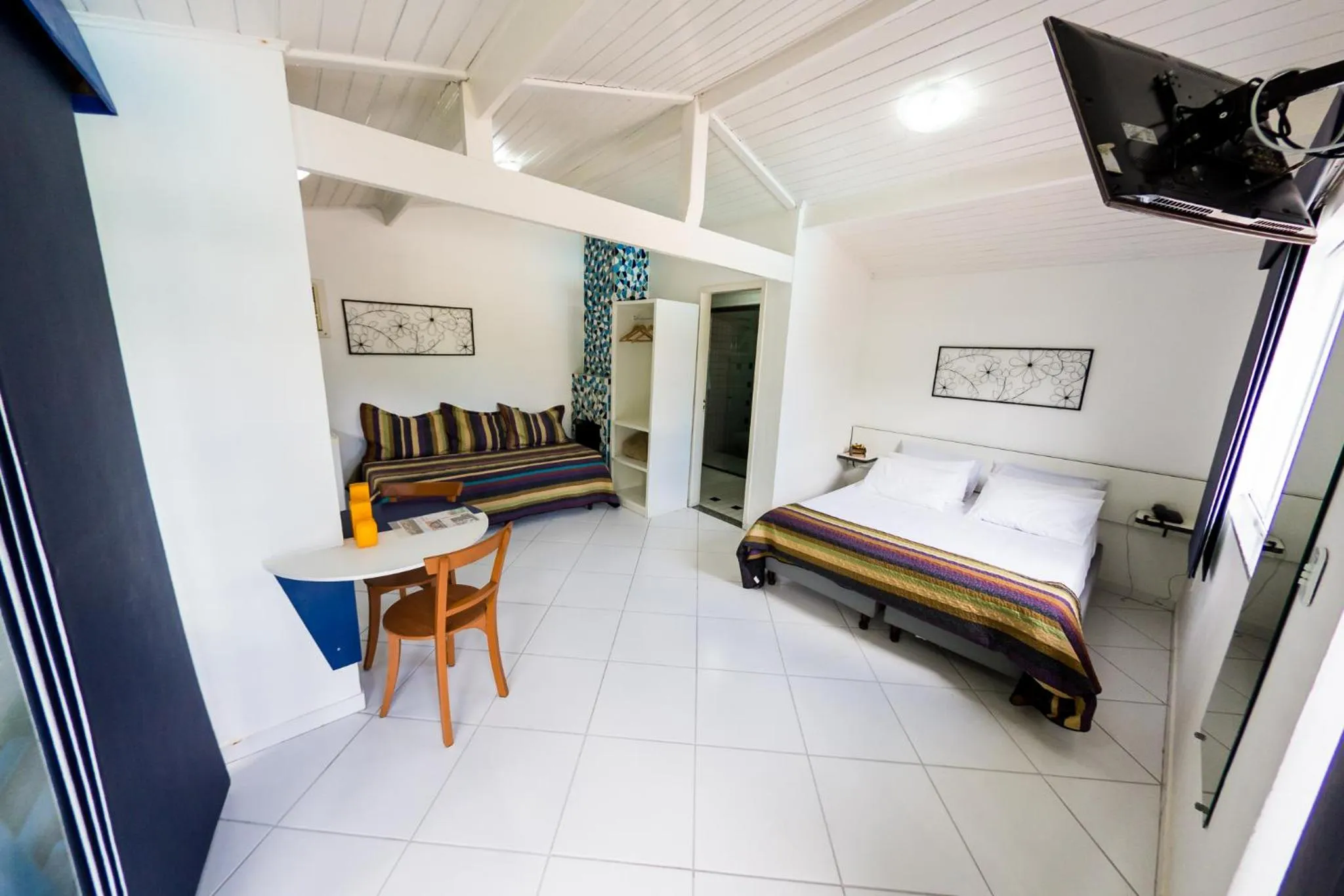 Bed in Pousada Suarez