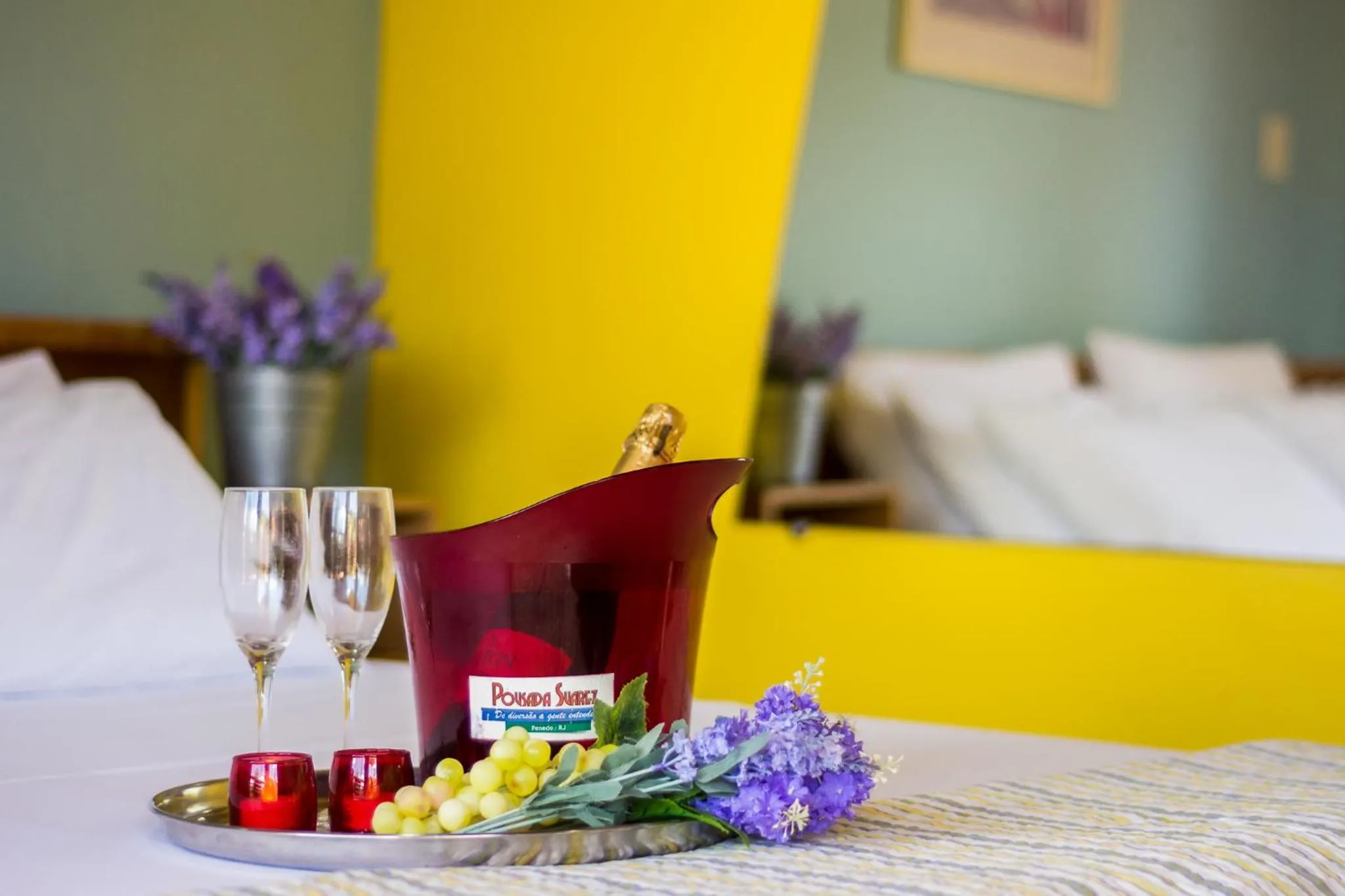 Bed in Pousada Suarez