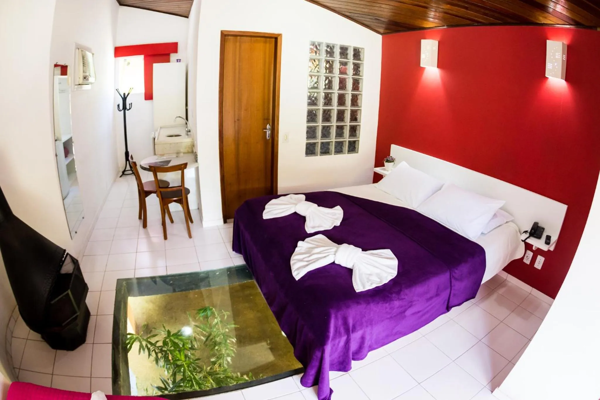 Bed in Pousada Suarez