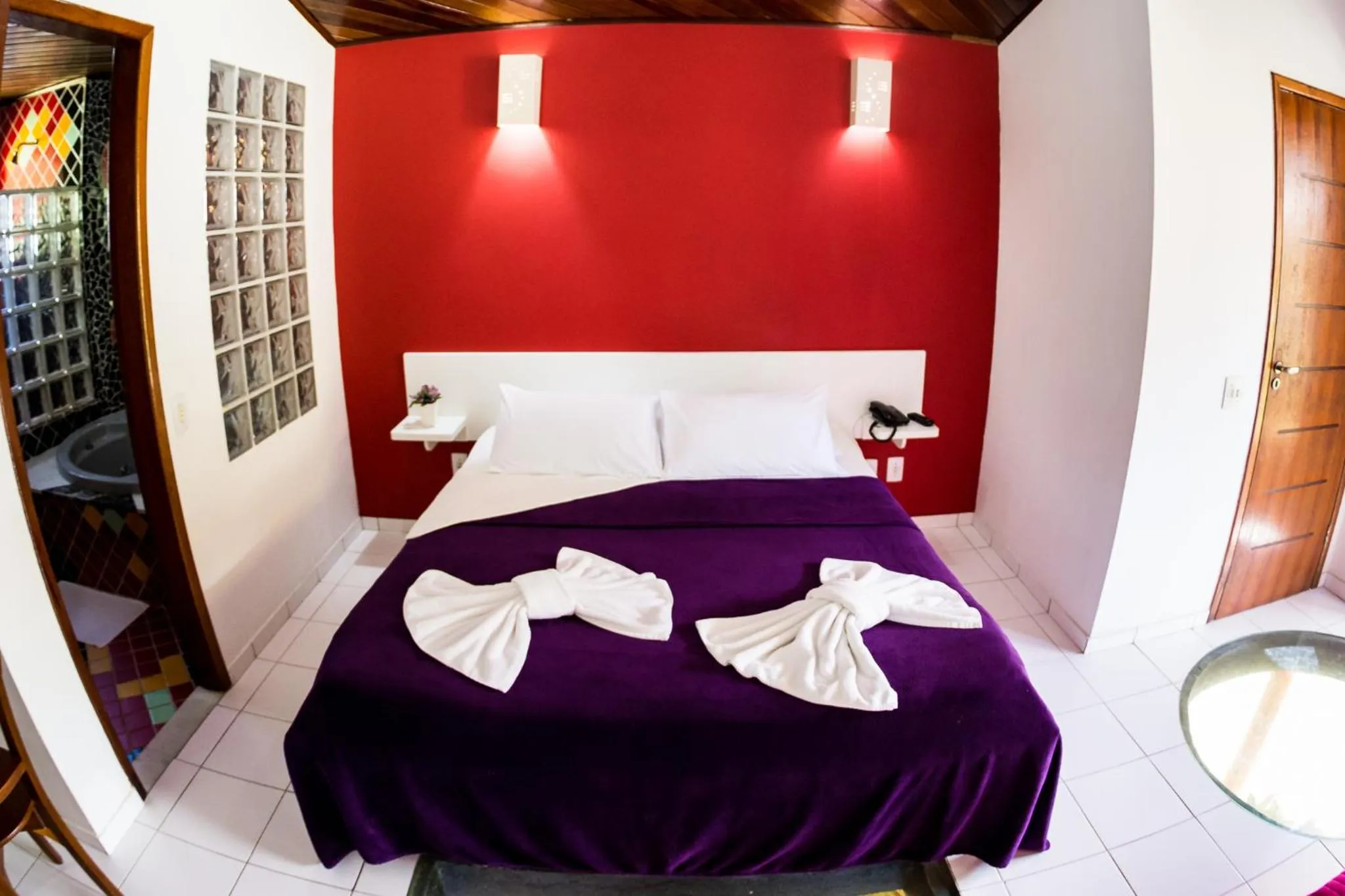 Bed in Pousada Suarez