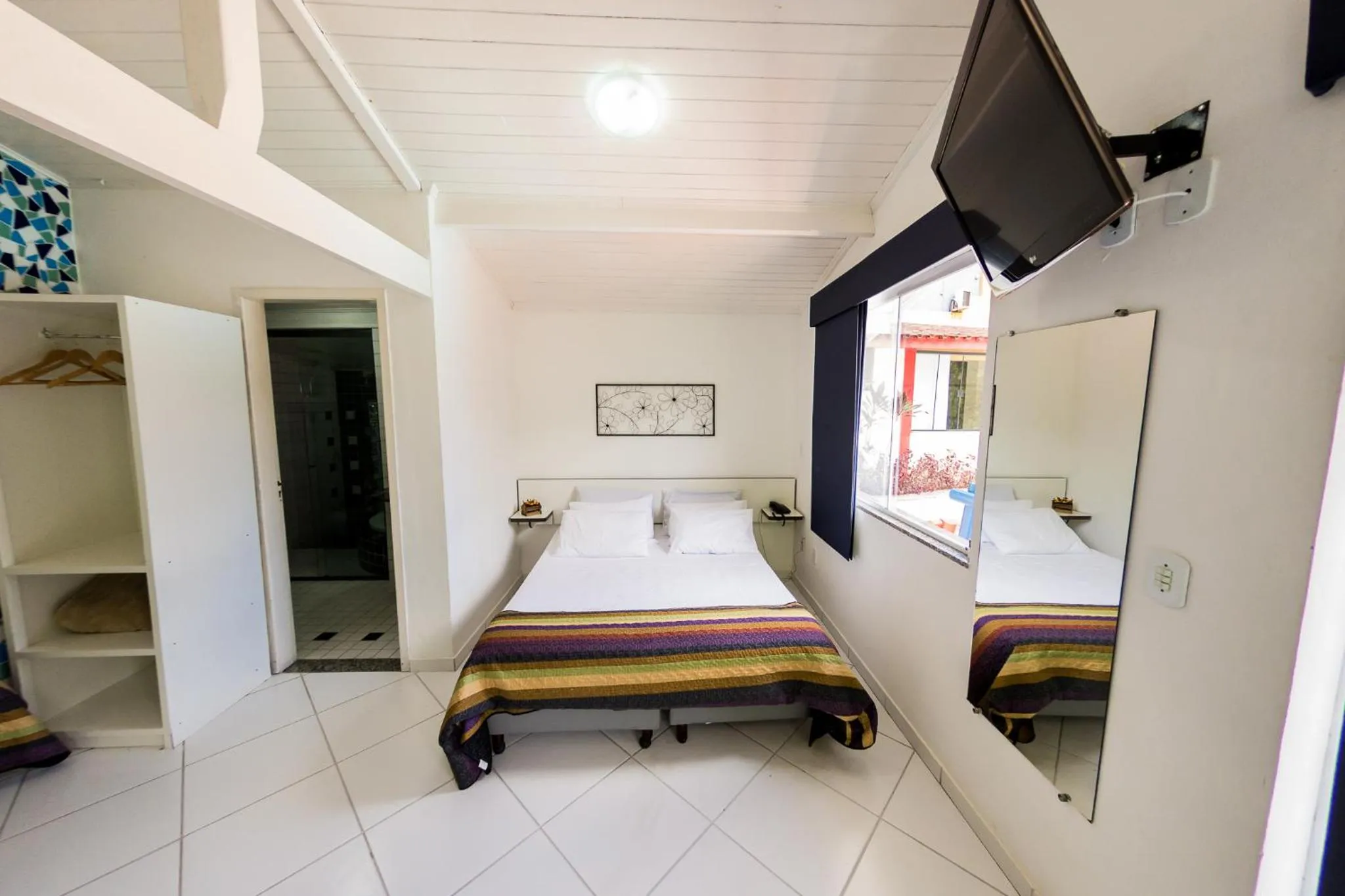 Bed in Pousada Suarez