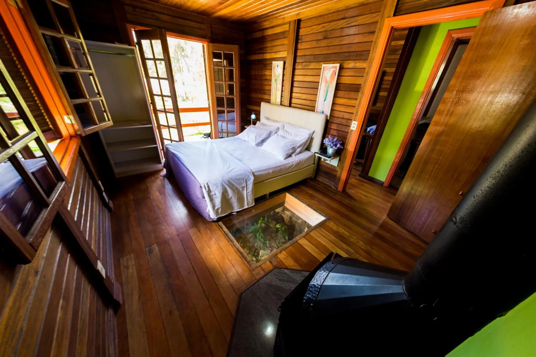 Bed in Pousada Suarez