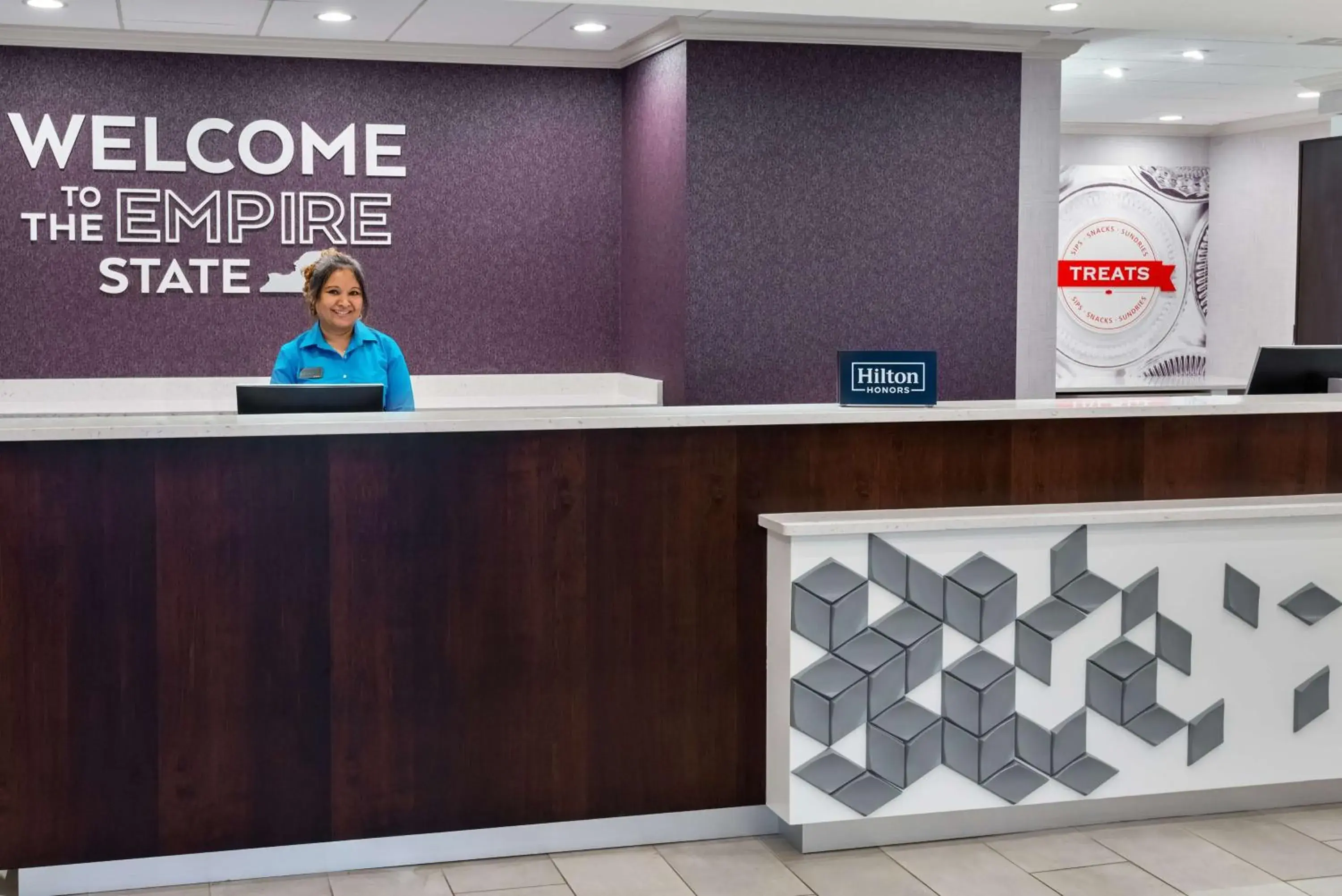 Lobby or reception in Hampton Inn & Suites Buffalo/Downtown Lobby or reception in Hampton Inn & Suites Buffalo/Downtown