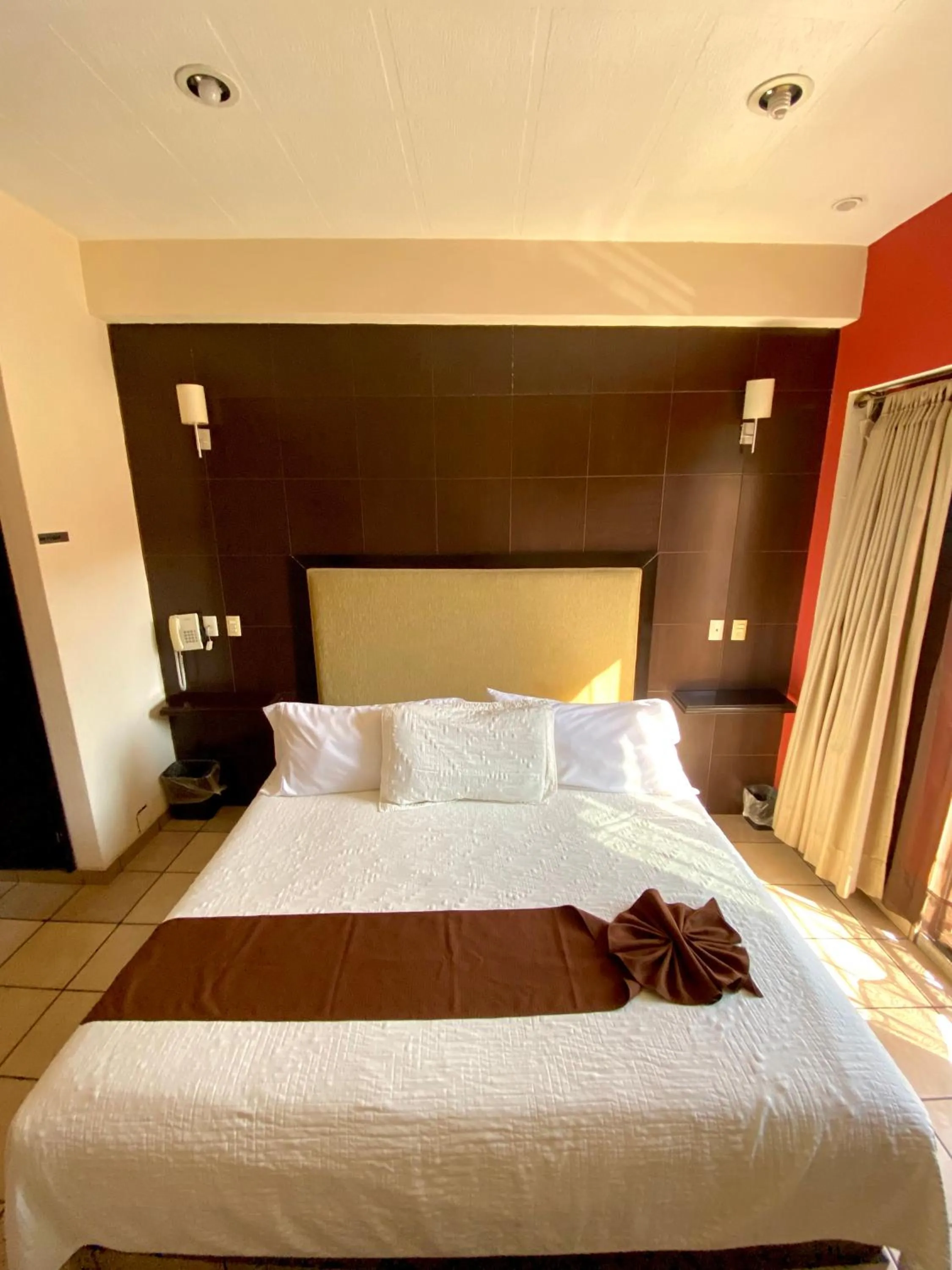 Bed in Posada Vista Tepoz