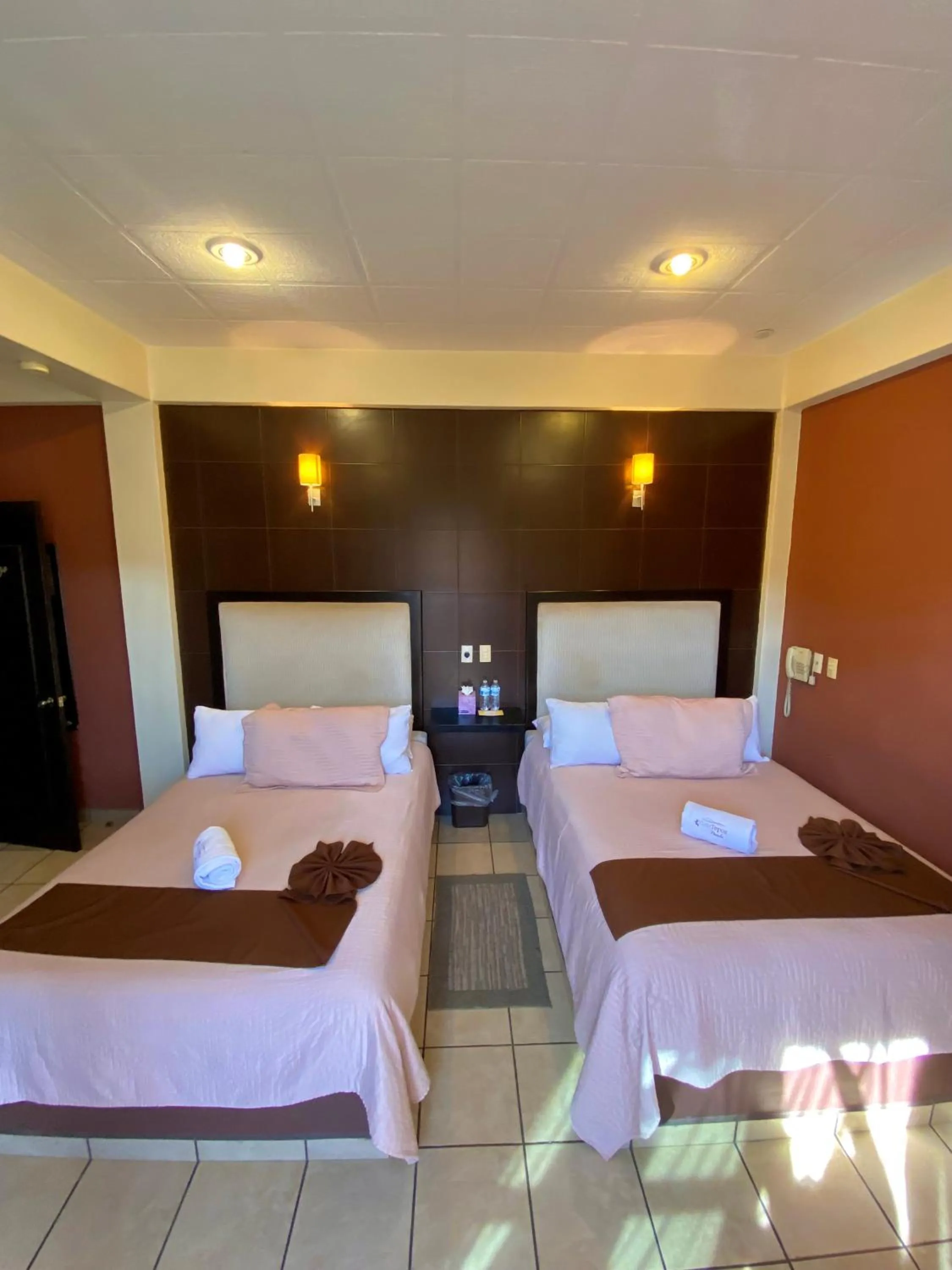 Bed in Posada Vista Tepoz