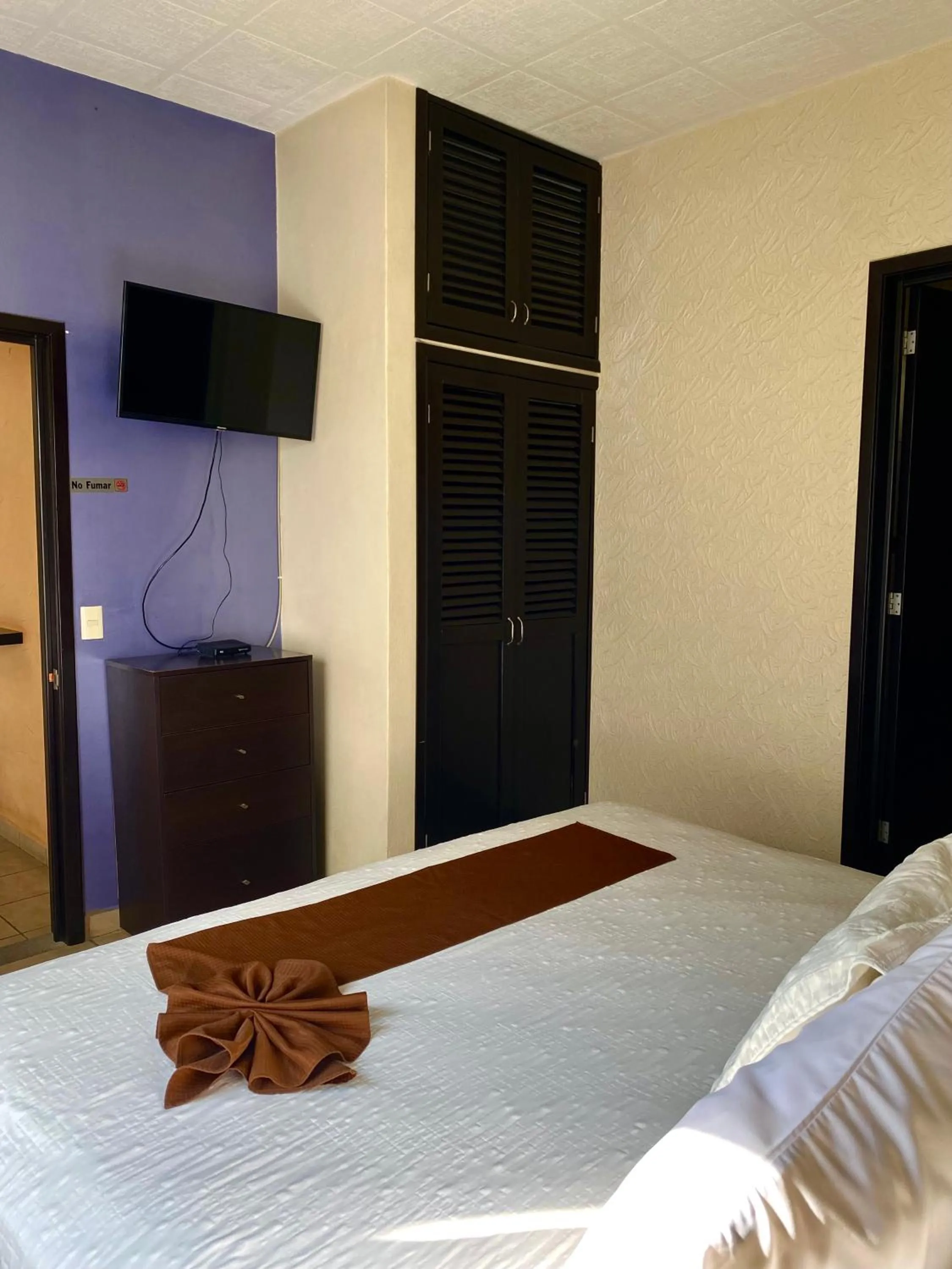 Bed in Posada Vista Tepoz