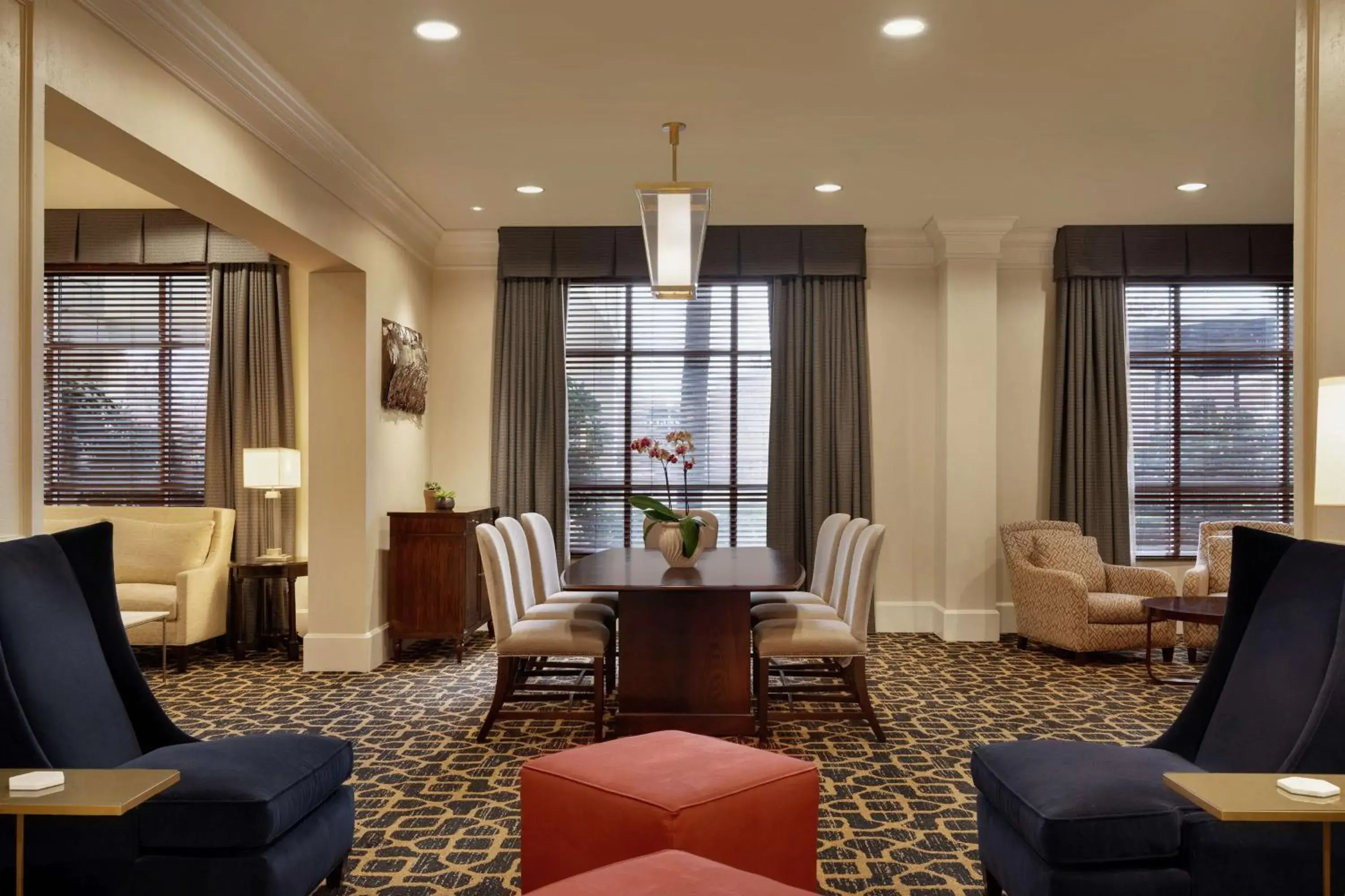 Lobby or reception in Hilton Columbia Center Lobby or reception in Hilton Columbia Center