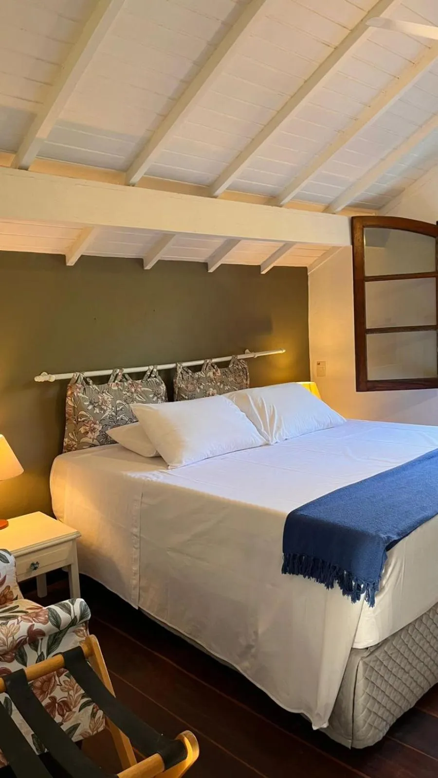 Bed in Pousada Canto do Camburi