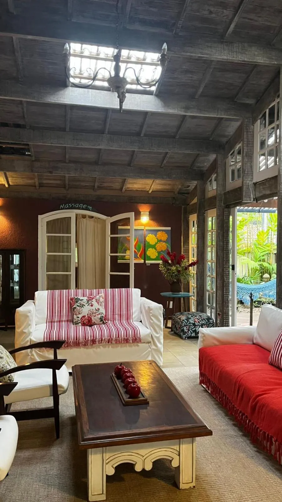 Bed in Pousada Canto do Camburi