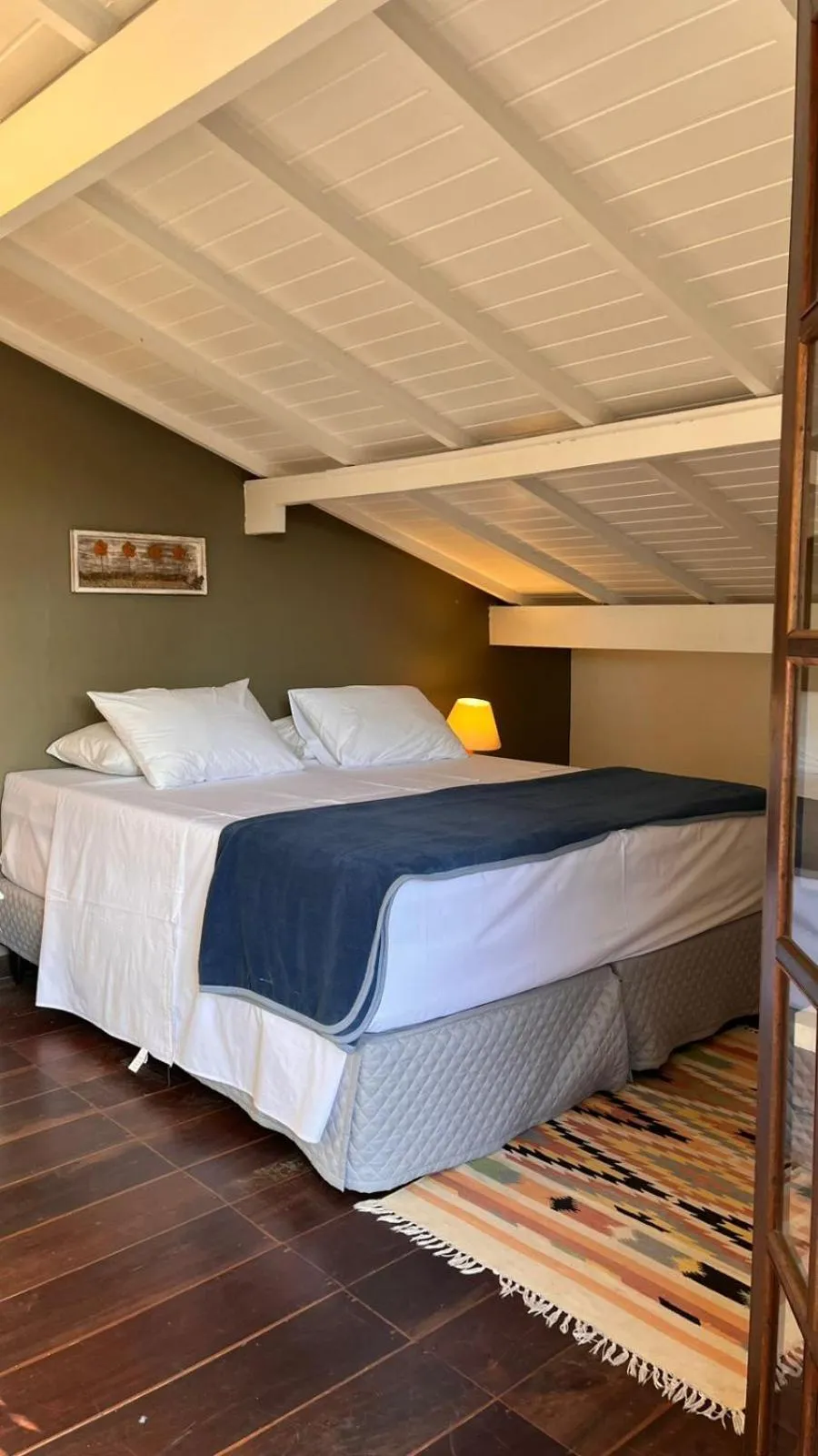 Bed in Pousada Canto do Camburi