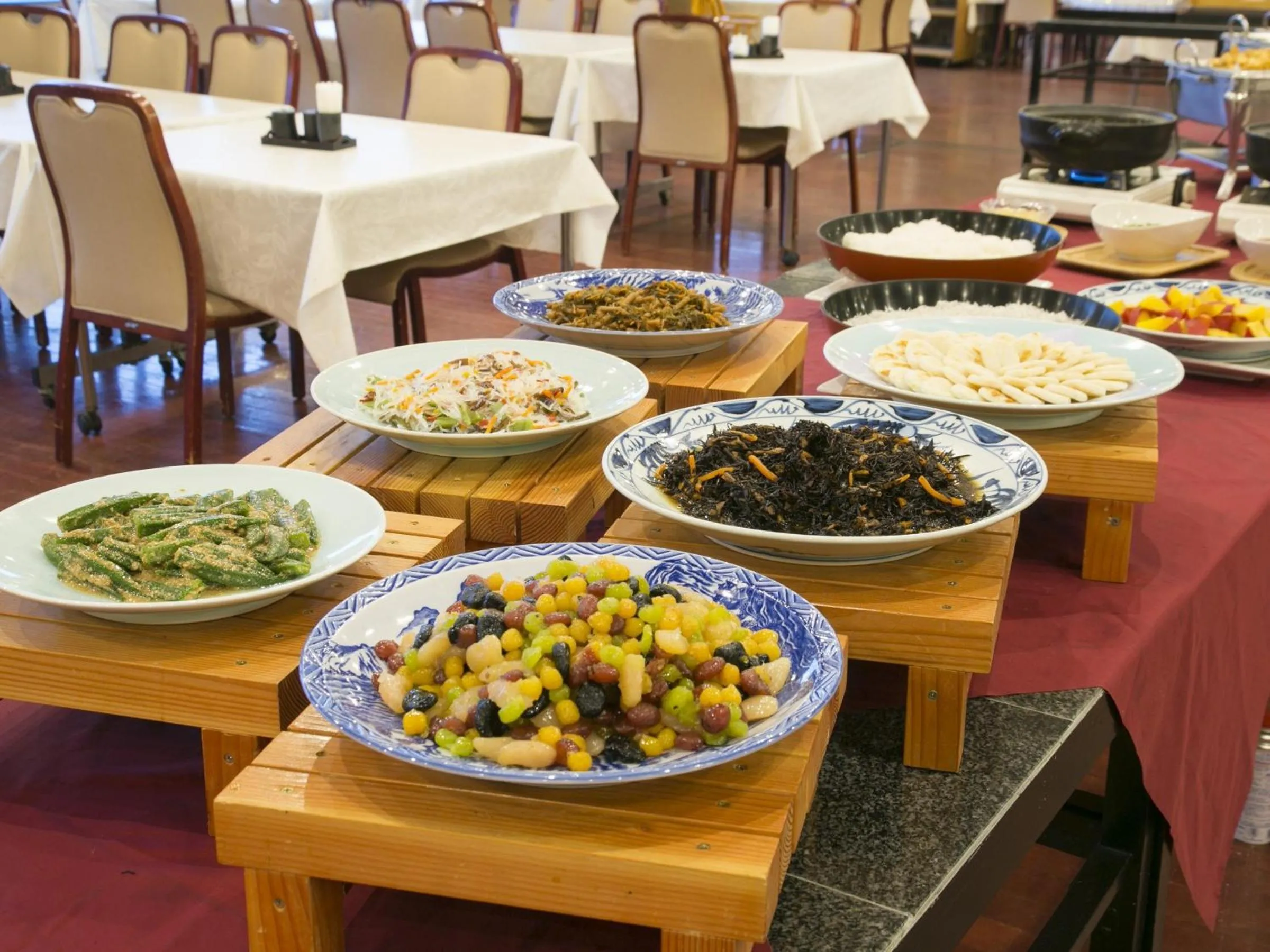 Buffet breakfast in Hiranoya