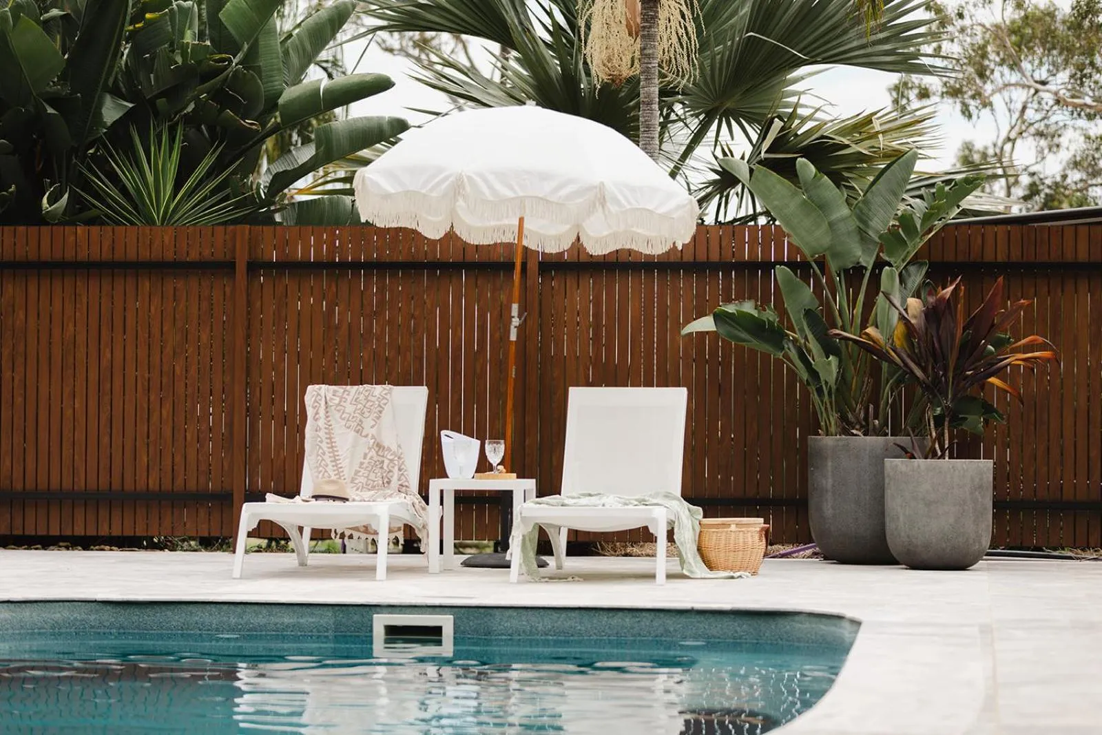 Garden view in 1770 Getaway Villas