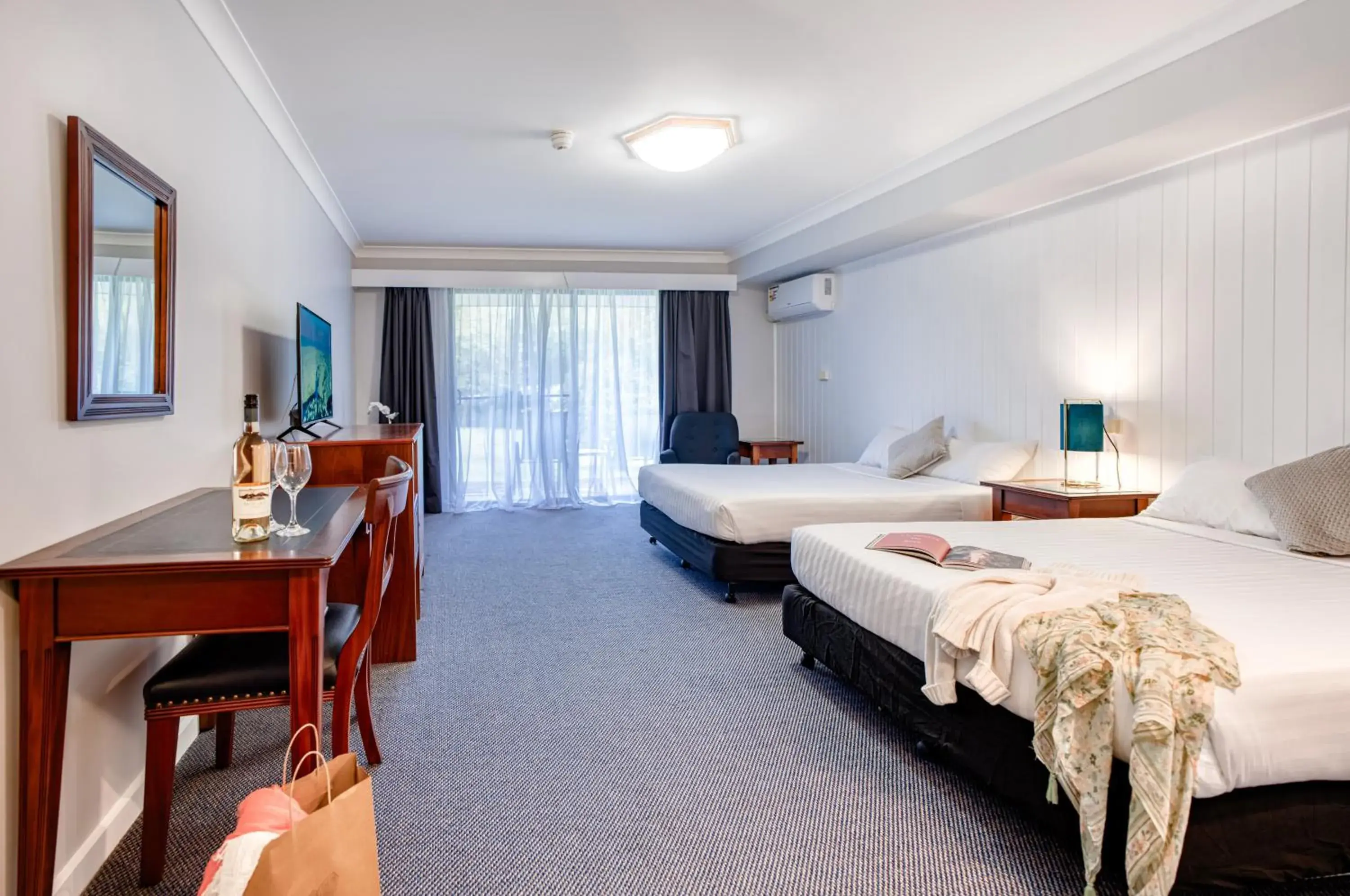 Garden View Twin Room in Panorama Hotel St Helens Garden View Twin Room in Panorama Hotel St Helens