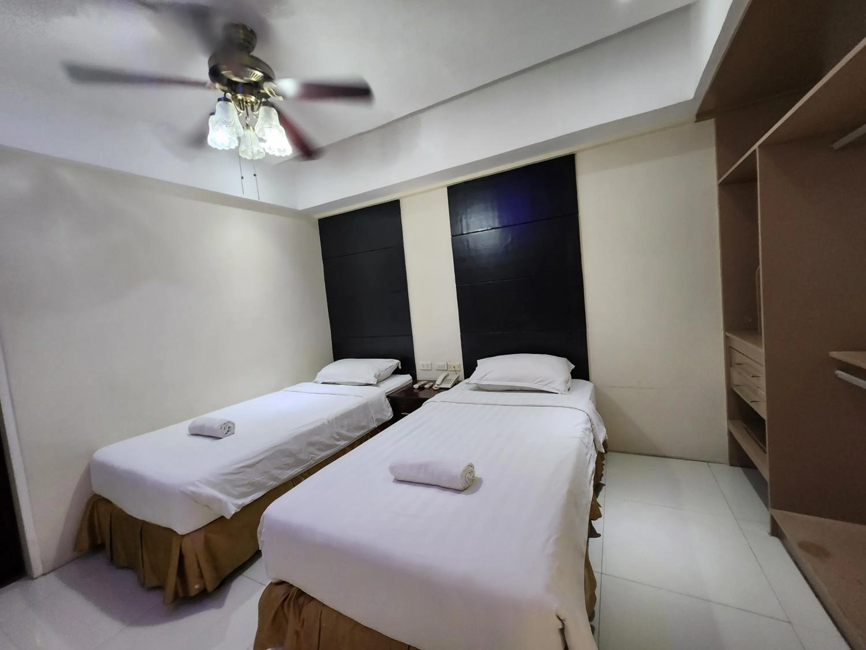 Bed in Grand Apartelle Mandaue Cebu