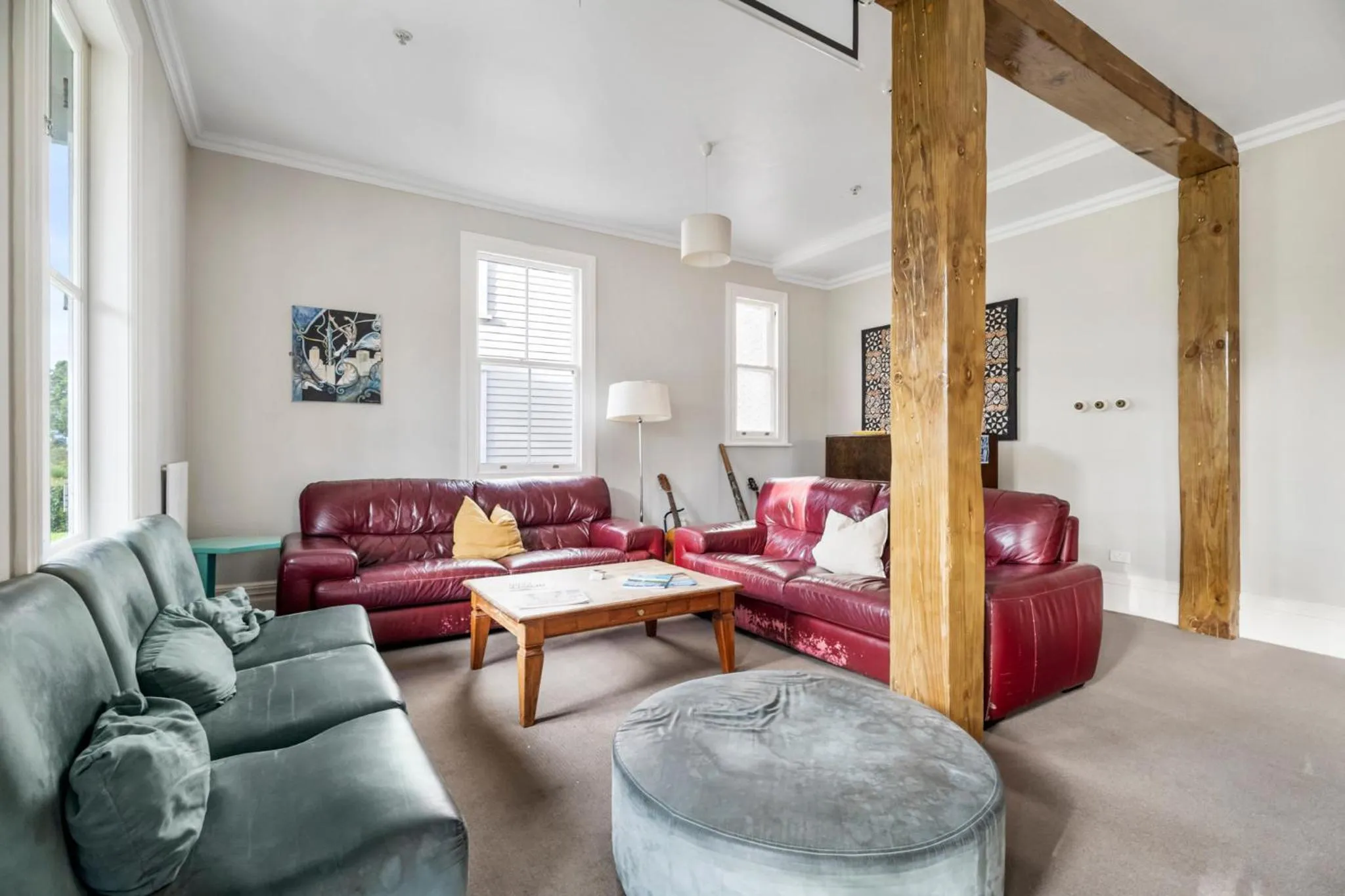 Living room in Verandahs Parkside Lodge