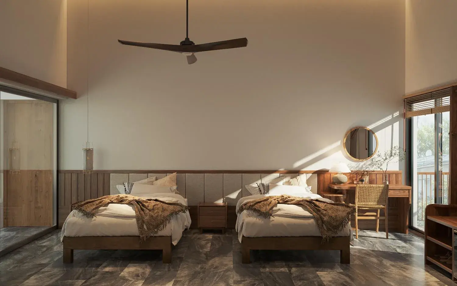 Twin Room with Pool View in Shoreline Stay Twin Room with Pool View in Shoreline Stay