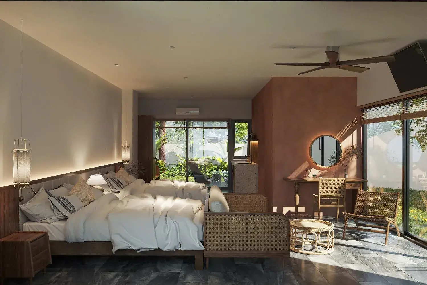 Twin Room with Pool View in Shoreline Stay Twin Room with Pool View in Shoreline Stay