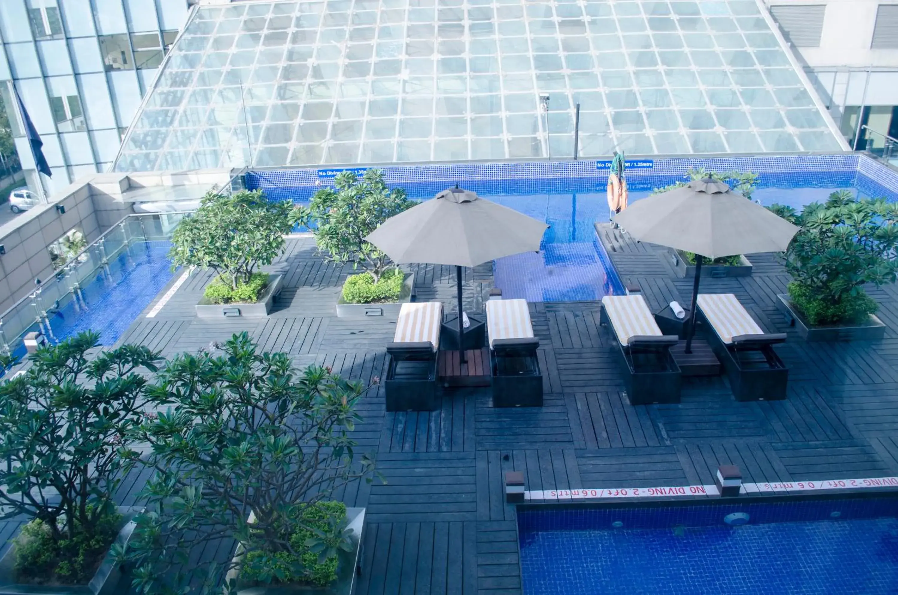 Swimming pool in Radisson Blu Hotel, Greater Noida Swimming pool in Radisson Blu Hotel, Greater Noida