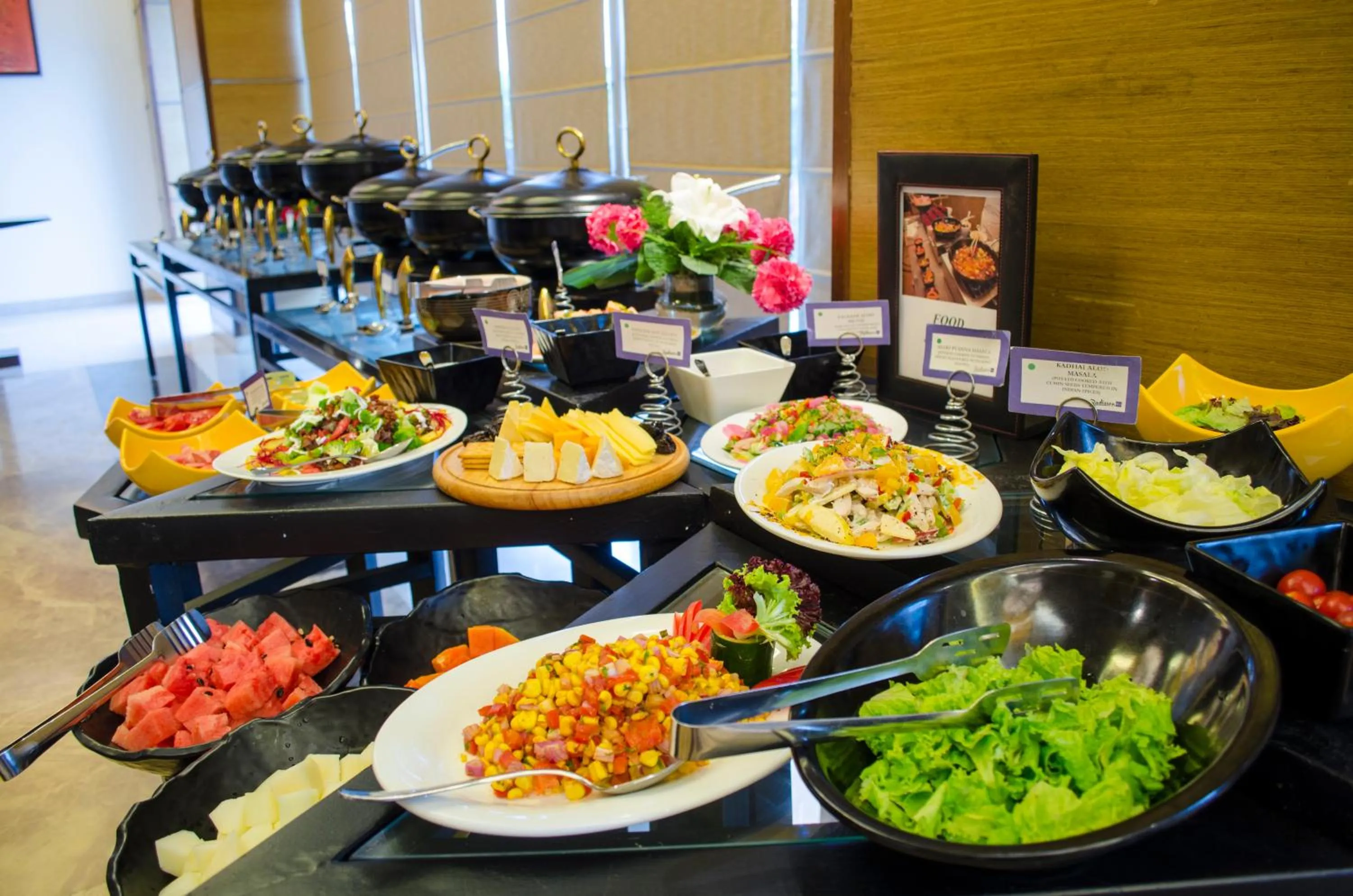 Food close-up in Radisson Blu Hotel, Greater Noida
