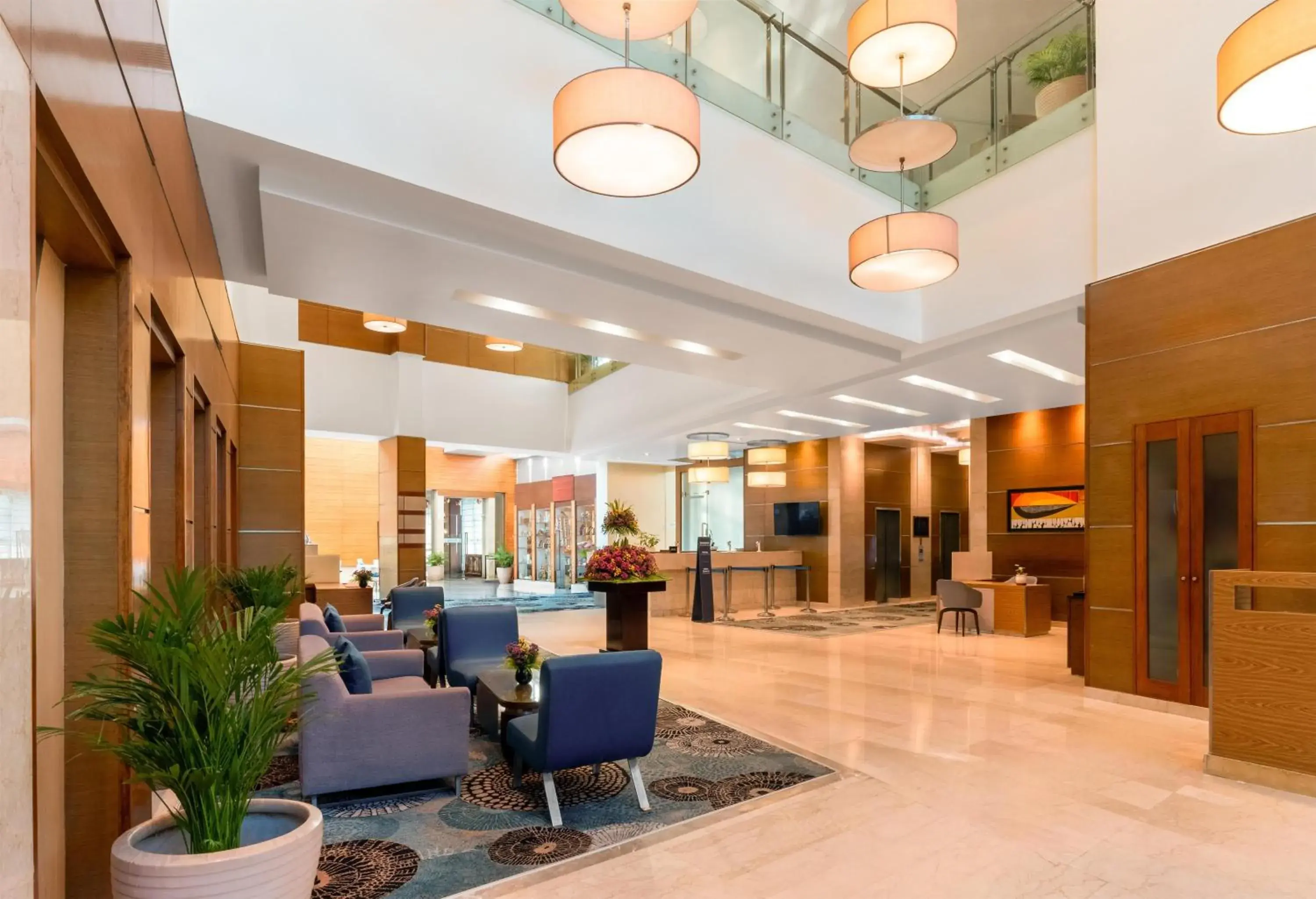 Lobby or reception in Radisson Blu Hotel, Greater Noida Lobby or reception in Radisson Blu Hotel, Greater Noida