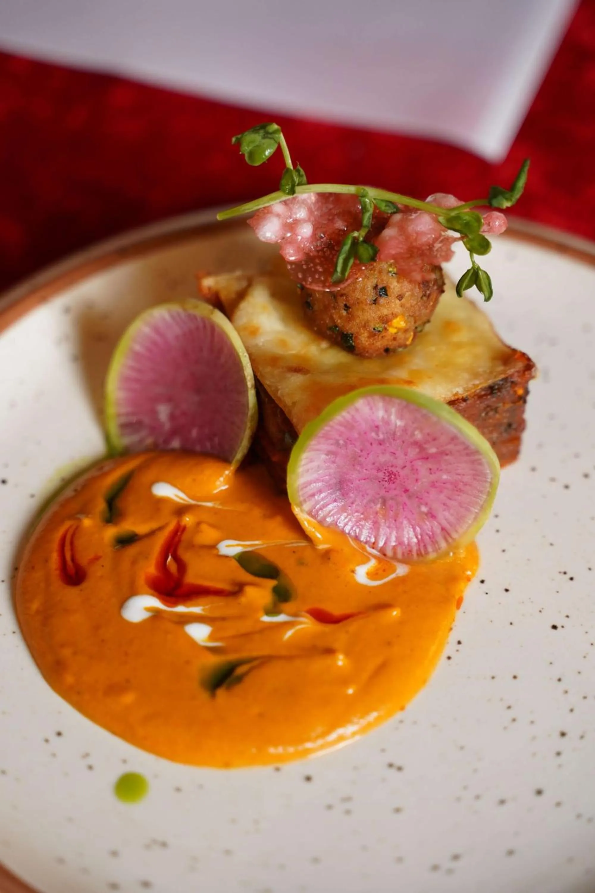 Food close-up in Radisson Blu Hotel, Greater Noida